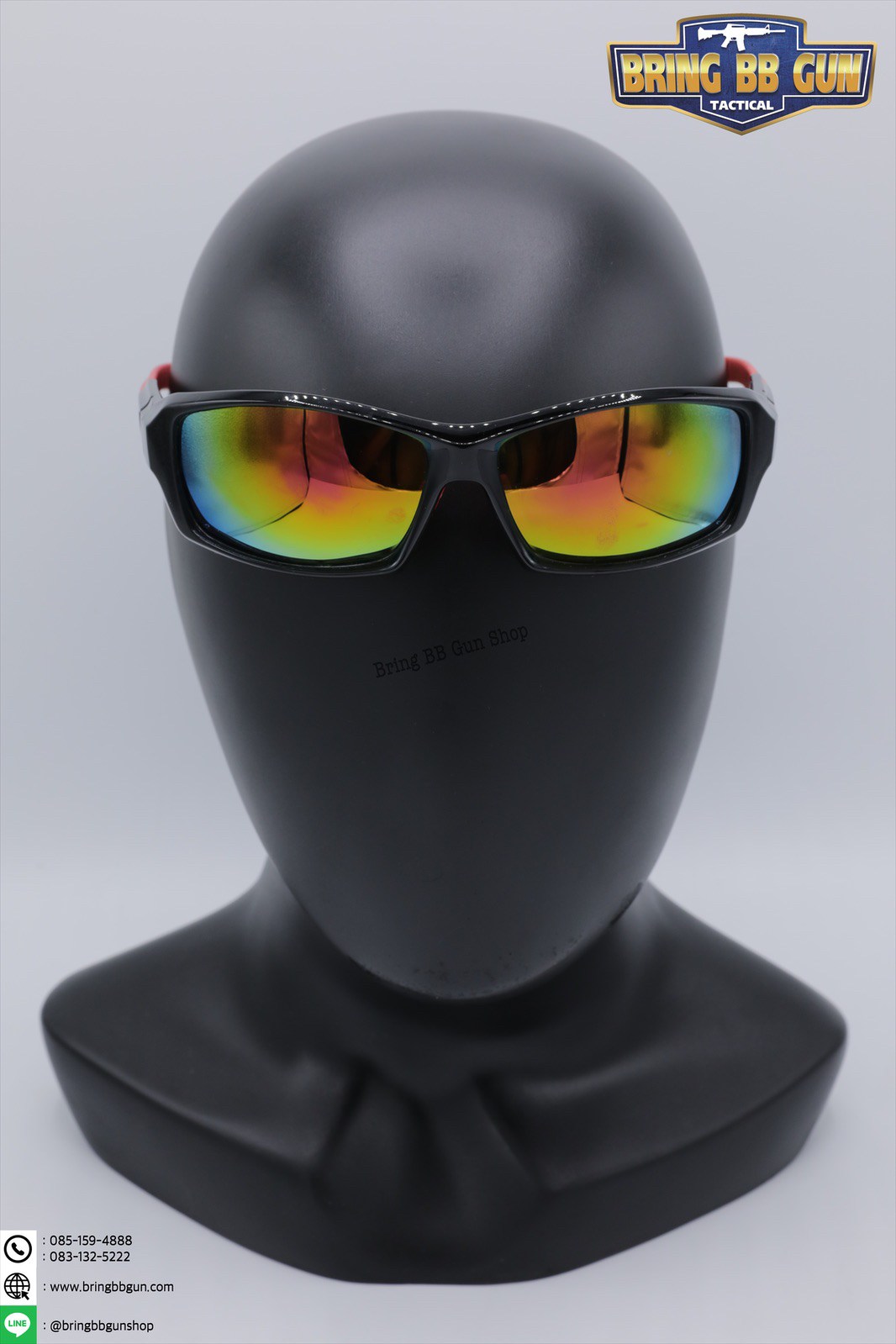 แว่นกันแดด เลนส์ Polarized (เลนส์โพลาไรซ์) รุ่น ทรงสปอร์ต 02