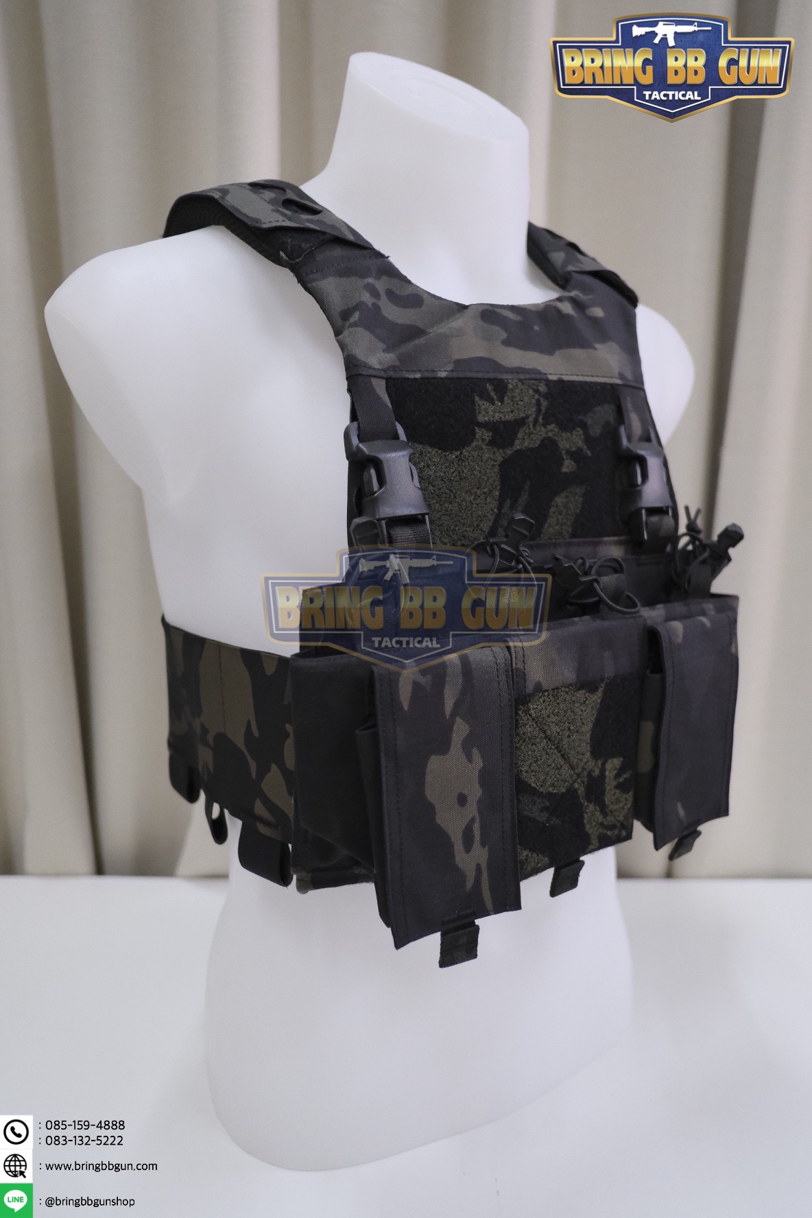 เวส FCPC 2.0 (FCSK) (FCPC Minimalistic Multi-Mission Plate Carrier + 5.56 Quardruple mag plate) (FCSK Plate Carrier)