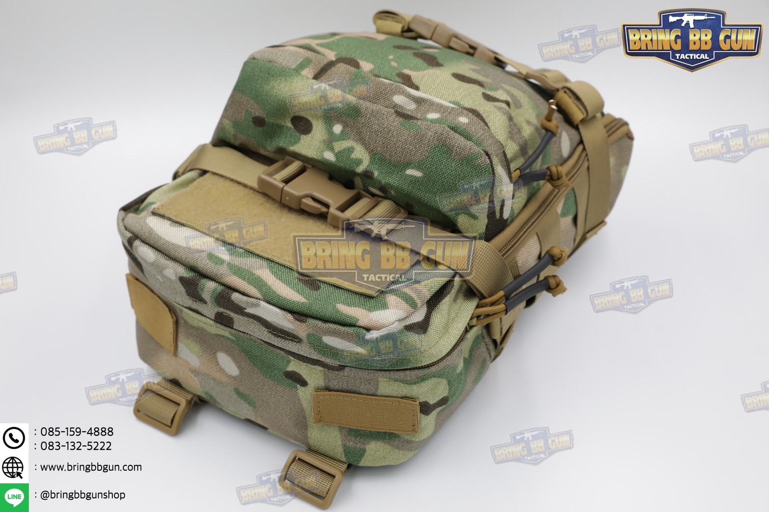 กระเป๋าติดเวส รุ่น MHP (กระเป๋าติดหลังเสื้อเวส) (Mini Hydration Pack) (Hydro Pack) (Back Panel Tactical Supplement)
