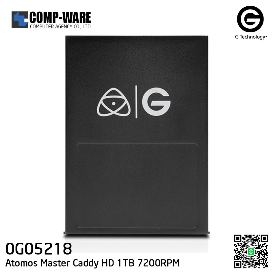 G-Technology Atomos Master Caddy HD 1TB 7200RPM SATA 6Gb/s Hard Drive - Black (0G05218)