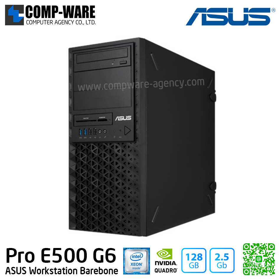 Asus WorkStation Pro E500 G6 / Intel Core I7-10700 / 16GB DDR4 / 256GB M.2 SSD PCIe / NVIDIA RTX3070 / Gigabit LAN 2.5GbE / Win 10 Pro / 3Y ARS (ProE500G6)