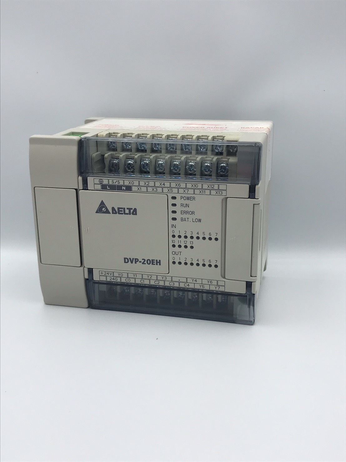 Delta PLC DVP20EH00T3 12DI/8DO 220V (Transistor)