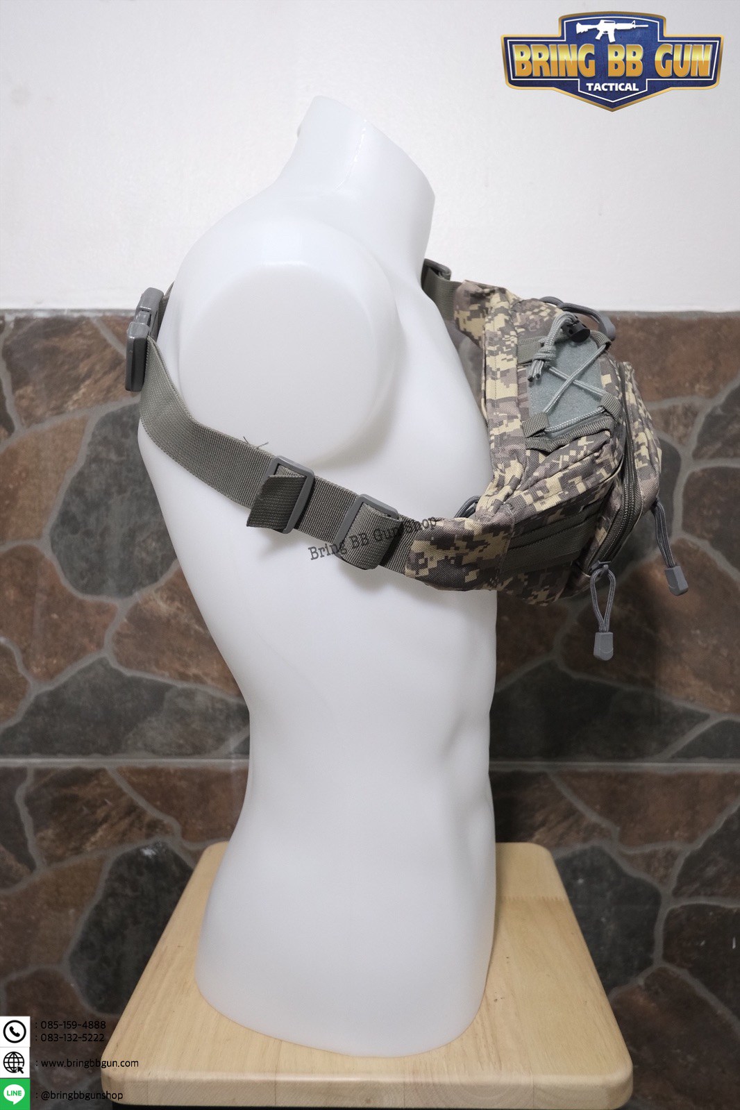 กระเป๋าสะพายข้าง-คาดอก-คาดเอว รุ่น 025