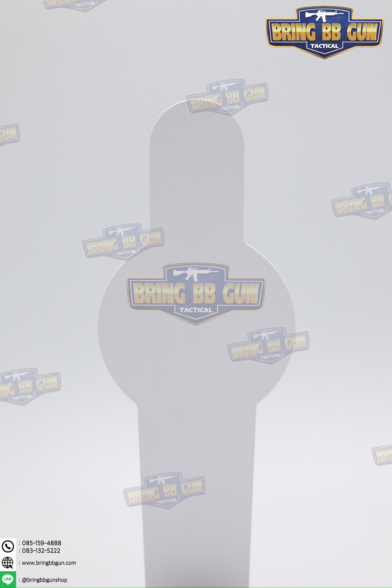 เป้าเพลทเหล็กสำหรับฝึกซ้อมยิงปืนบีบีกัน เป้าล้มรูปคน รุ่น B06 (เป้าซ้อมยิงรูปคน แบบล้มได้) เป้าซ้อมยิงรูปคน เป้าล้ม