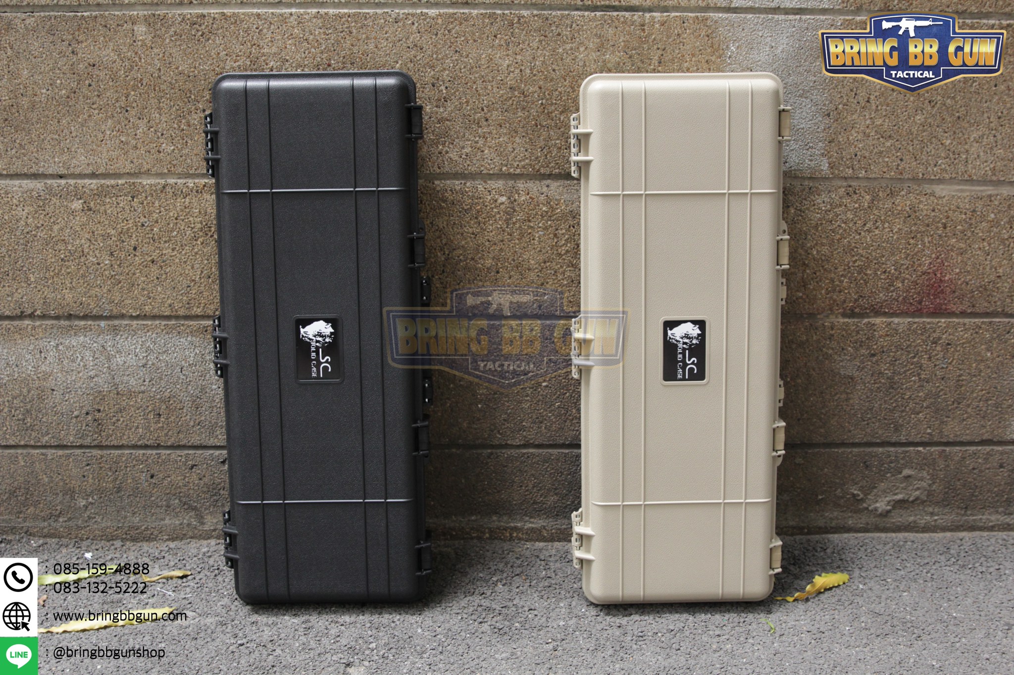 กล่องปืนยี่ห้อ Solid Case (Hard case) ขนาดภายนอก : 85*32*14 cm. ขนาดภายใน : 82*28.5*14 cm.