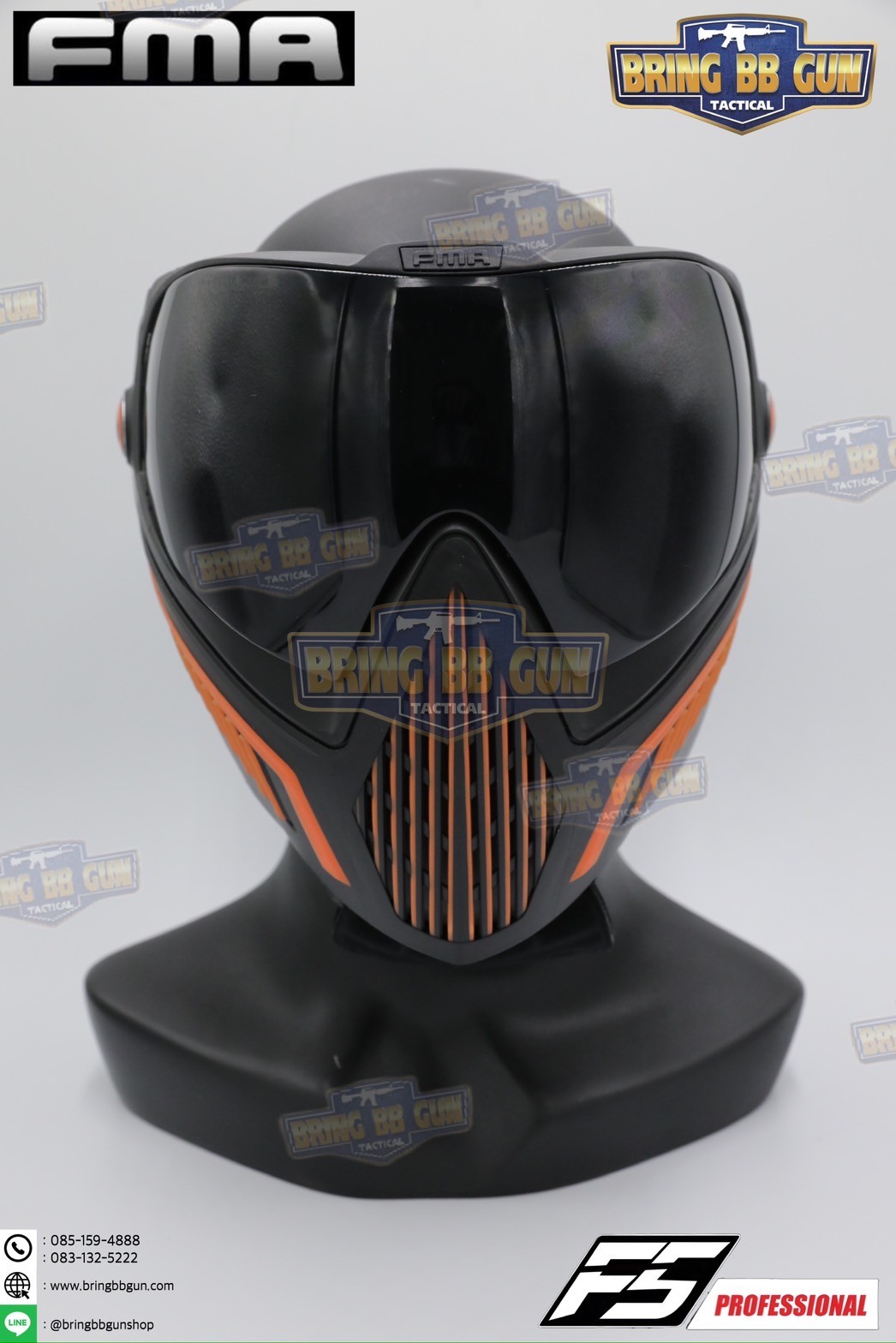 หน้ากาก F5 ยี่ห้อ FMA (FMA F5 STORM GOGGLE MASK) (F5 Professional) (Storm Goggle Mask)