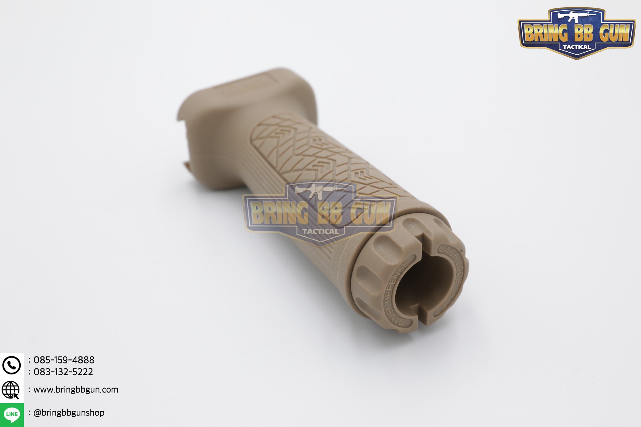 กริ๊ปมือหน้า Daniel Defense รุ่น จับราง 20mm. (DANIEL DEFENSE VERTICAL FOREGRIP - Picatinny)