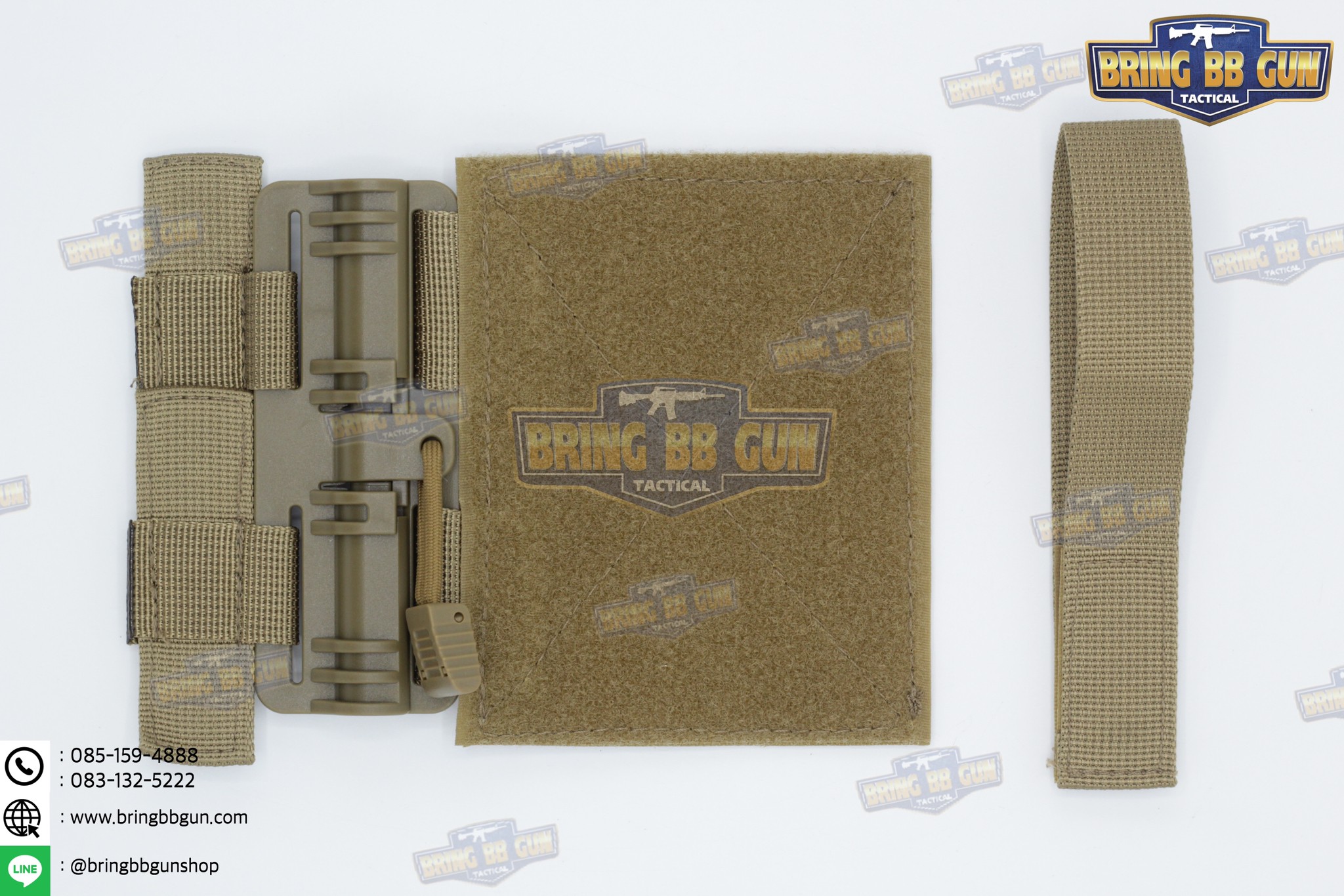 ชุดเซ็ตปลดเสื้อเกราะไว (ชุดปลดไวเสื้อเวส QR1) (Molle Quick Release Buckle Set)