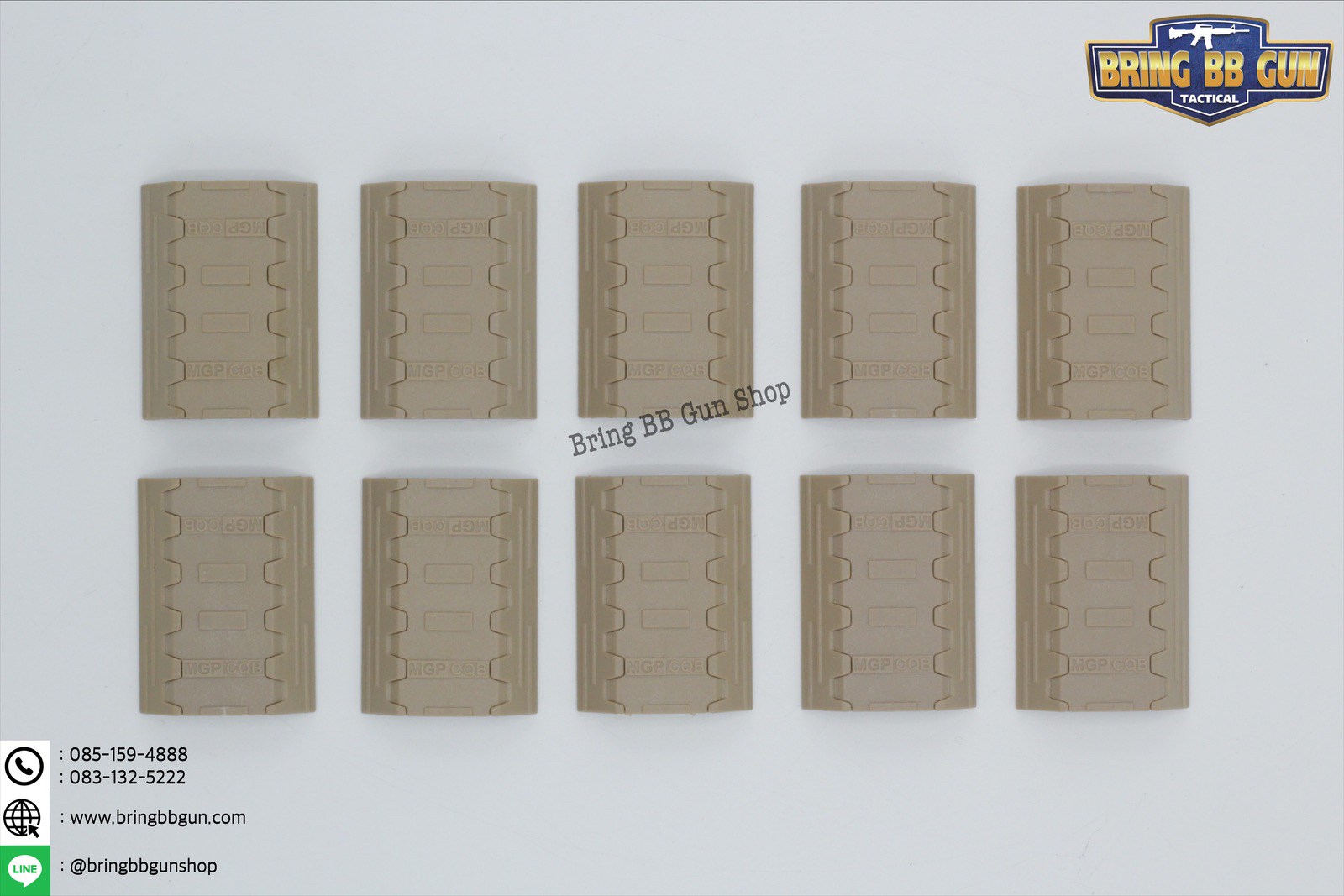 M-Lok Cover ยี่ห้อ MGPCQB ใน1ชุดมี10ชิ้น