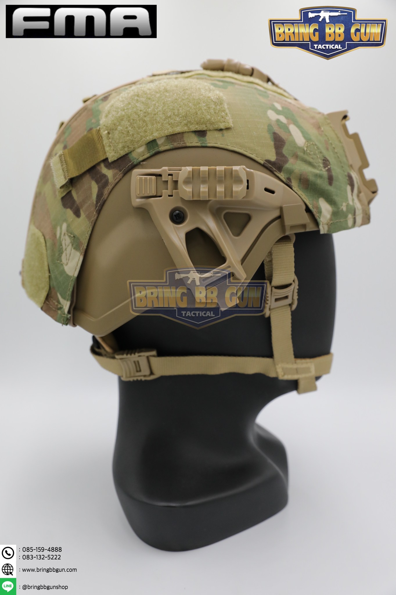 หมวก IHPS(หมวกทหาร) (IHPS Helmet) (Integrated Head Protection System Helmet) ยี่ห้อ FMA