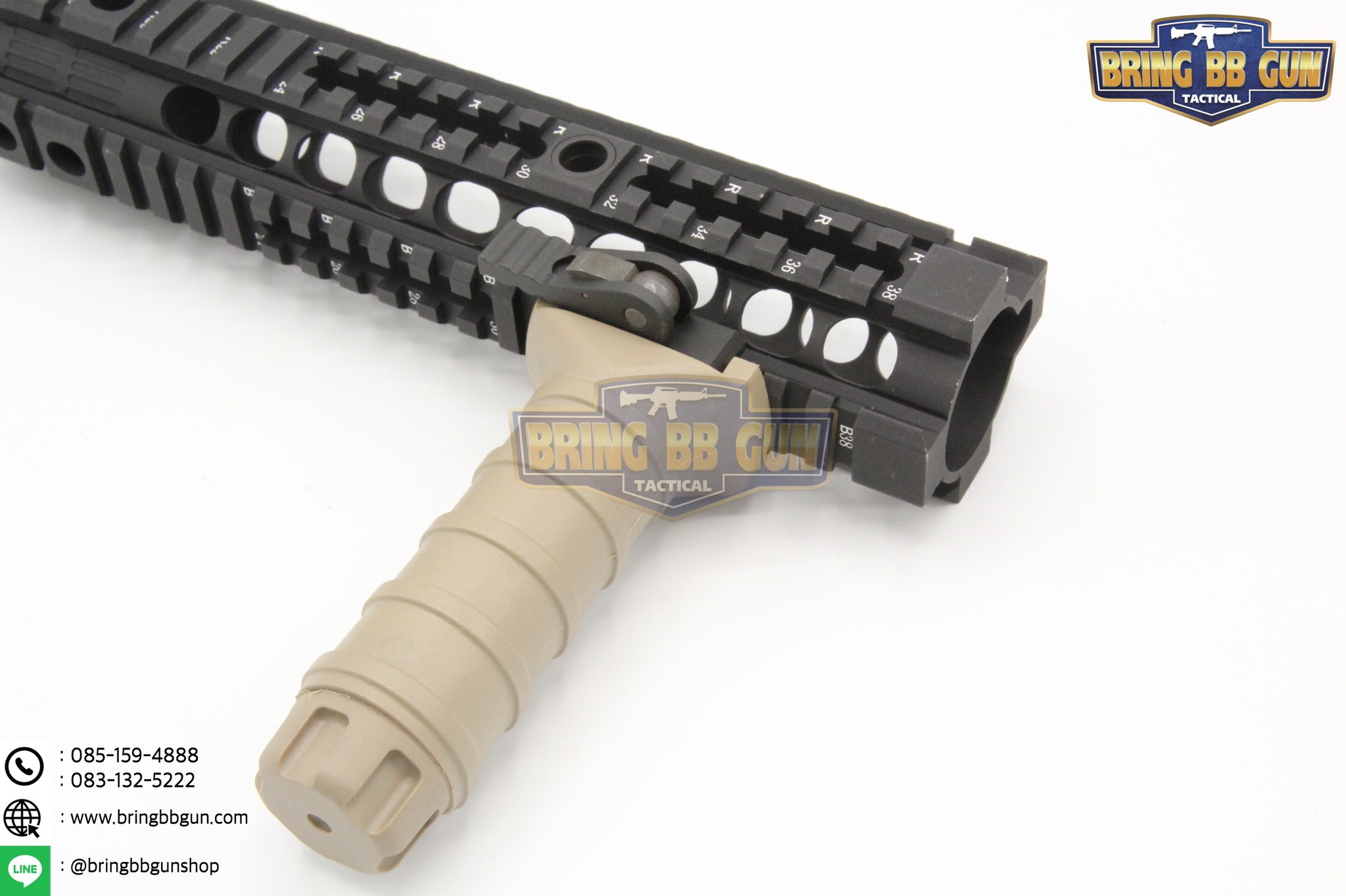 กริ๊ปมือหน้า Tango Down รุ่นยาวปลดไว (Tango Down Vertical Fore Grip QD)