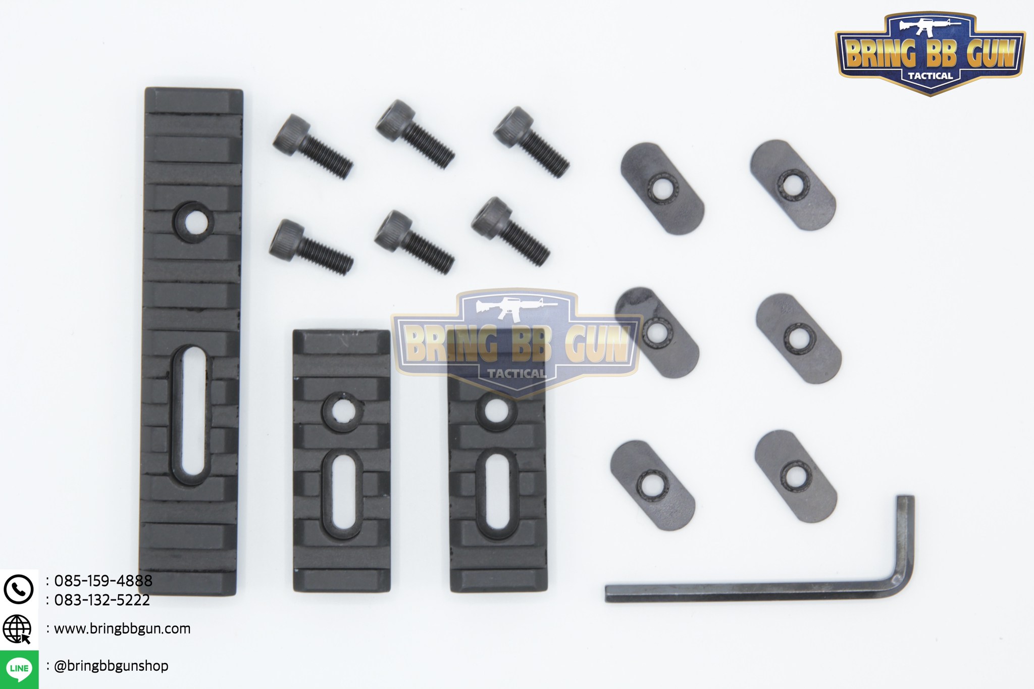 รางเสริม Magpul MOE รุ่นโลหะ (3ชิ้น)