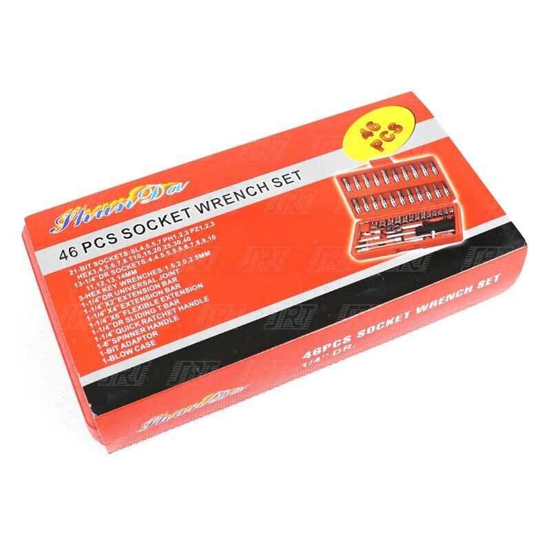 ชุดบล็อก 46 ชิ้น 2 หุน ขนาด 1/4 นิ้ว 46 ชิ้น ลูกบล็อกอเนกประสงค์ | OL-W-46