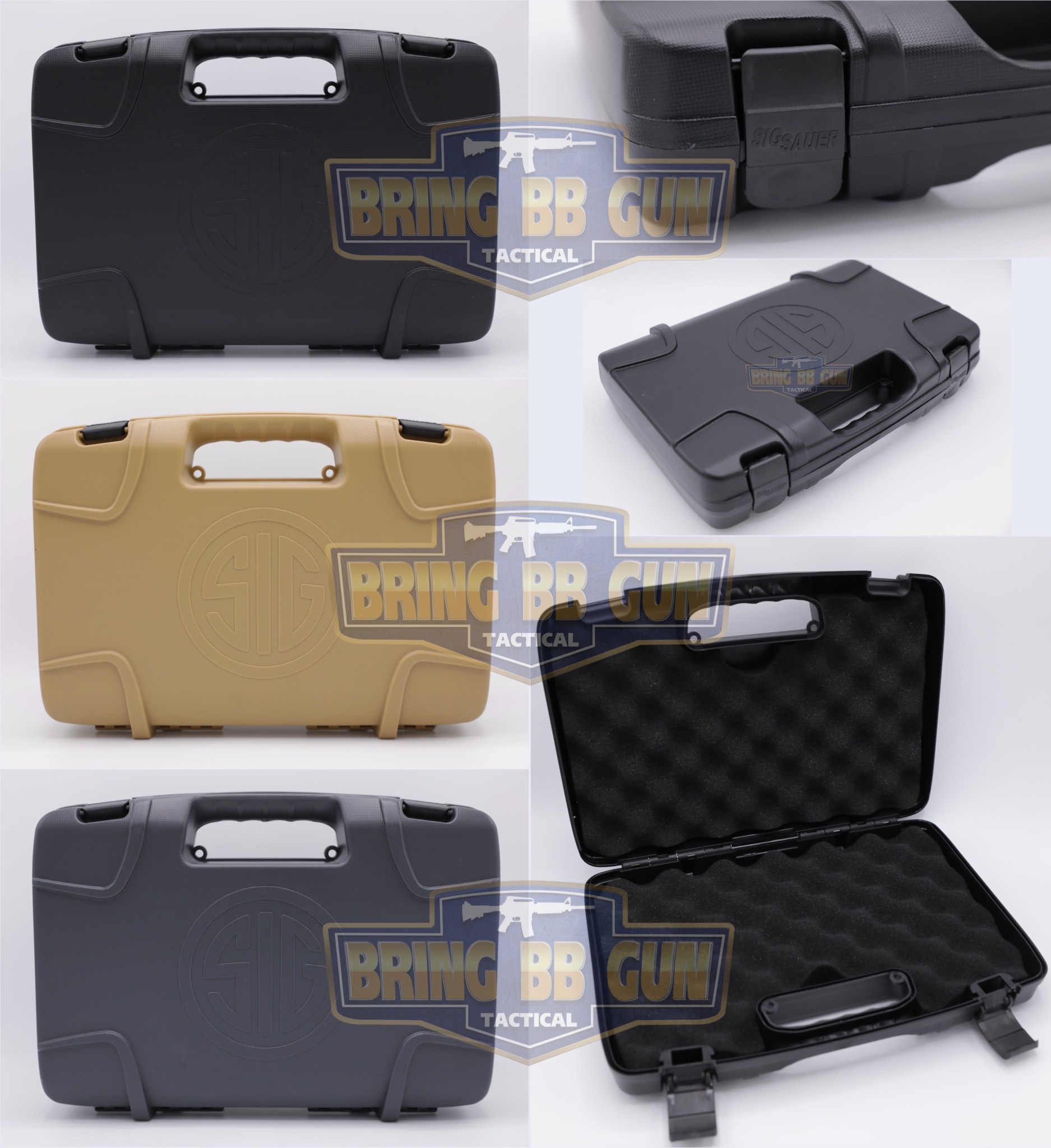 กล่องปืนสั้น Sig Sauer (กล่องปืนสั้น B10) (เคสกันกระแทรก) (Lockable Pistol Case)