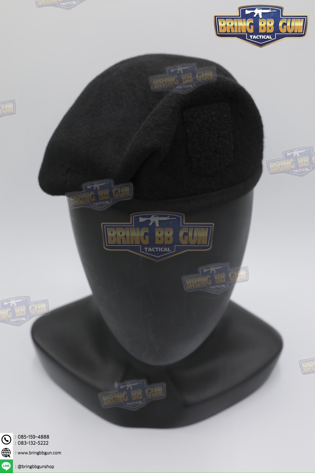 หมวกเบเร่ต์จัดทรง ยี่ห้อ ai รุ่น Fighter（หน้าหมวกใหญ่)