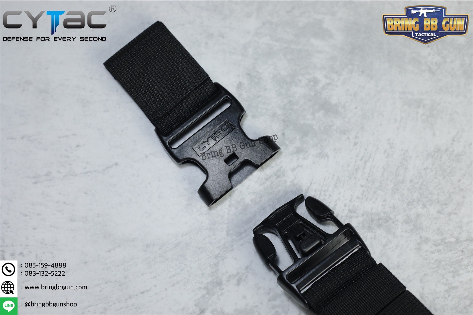 ซองปืนพกนอกปลดนิ้วชี้ Sig Sauer P365 + เพลทรัดต้นขา ยี่ห้อ Cytac (R-Defender G3 Series P365 Holster with Drop Leg Platform)