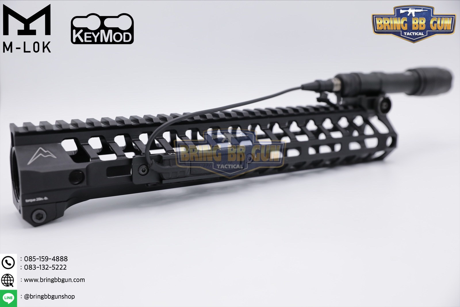 LCS ยี่ห้อ Cloud Defensive (ตัวจับสวิตช์หางหนูของไฟฉาย) รุ่น ระบบราง M-Lok และ ระบบราง Keymod (Light Control System) (ใช้ได้กับชุดหน้าระบบราง M-Lok และ ระบบราง Keymod เท่านั้น)