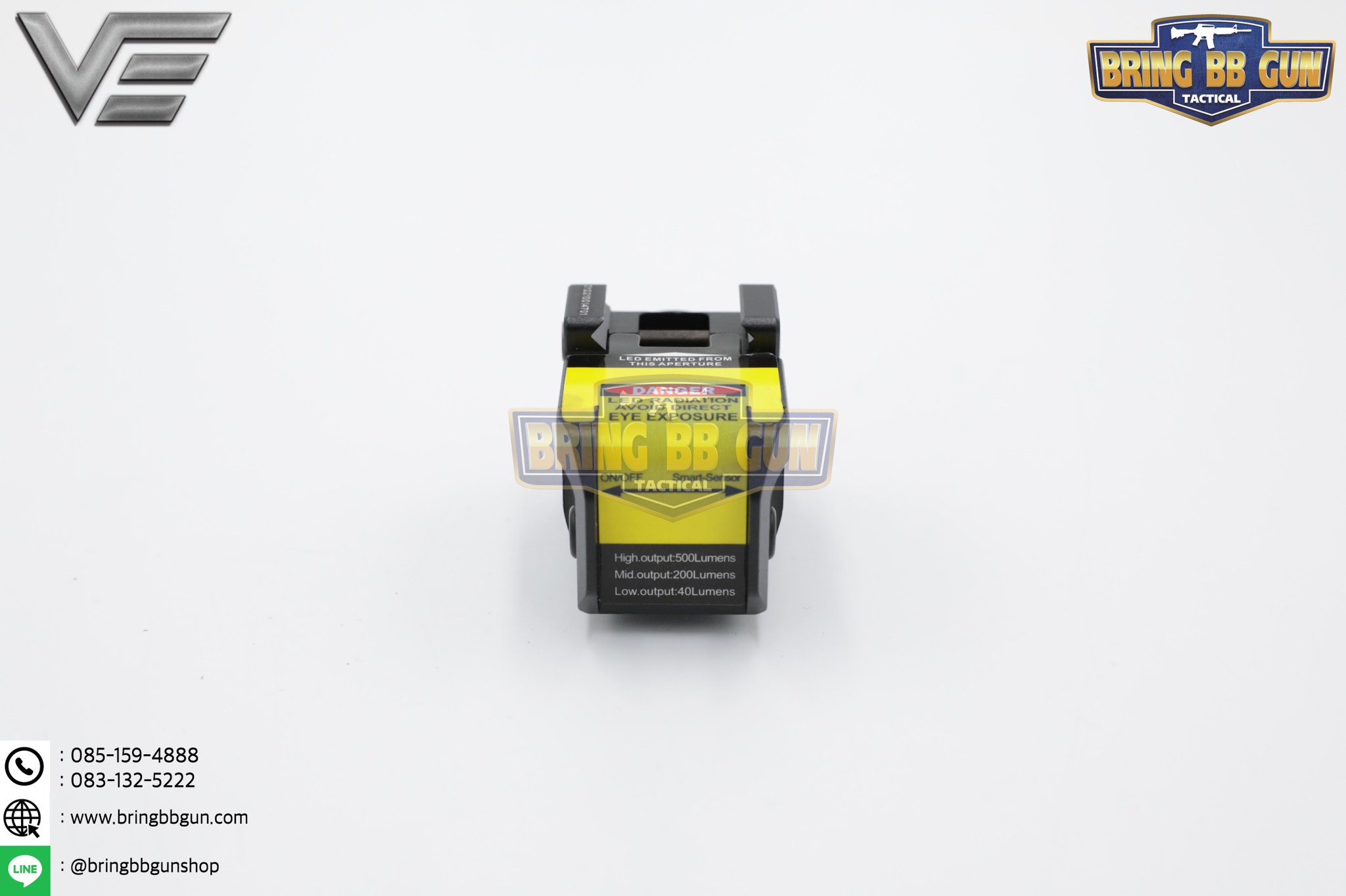 ไฟฉายติดปืน (Sub-Compact) ยี่ห้อ Vector Optics รุ่น Vaide Scrapper (Vaide Scrapper Sub-Compact Pistol Flashlight)