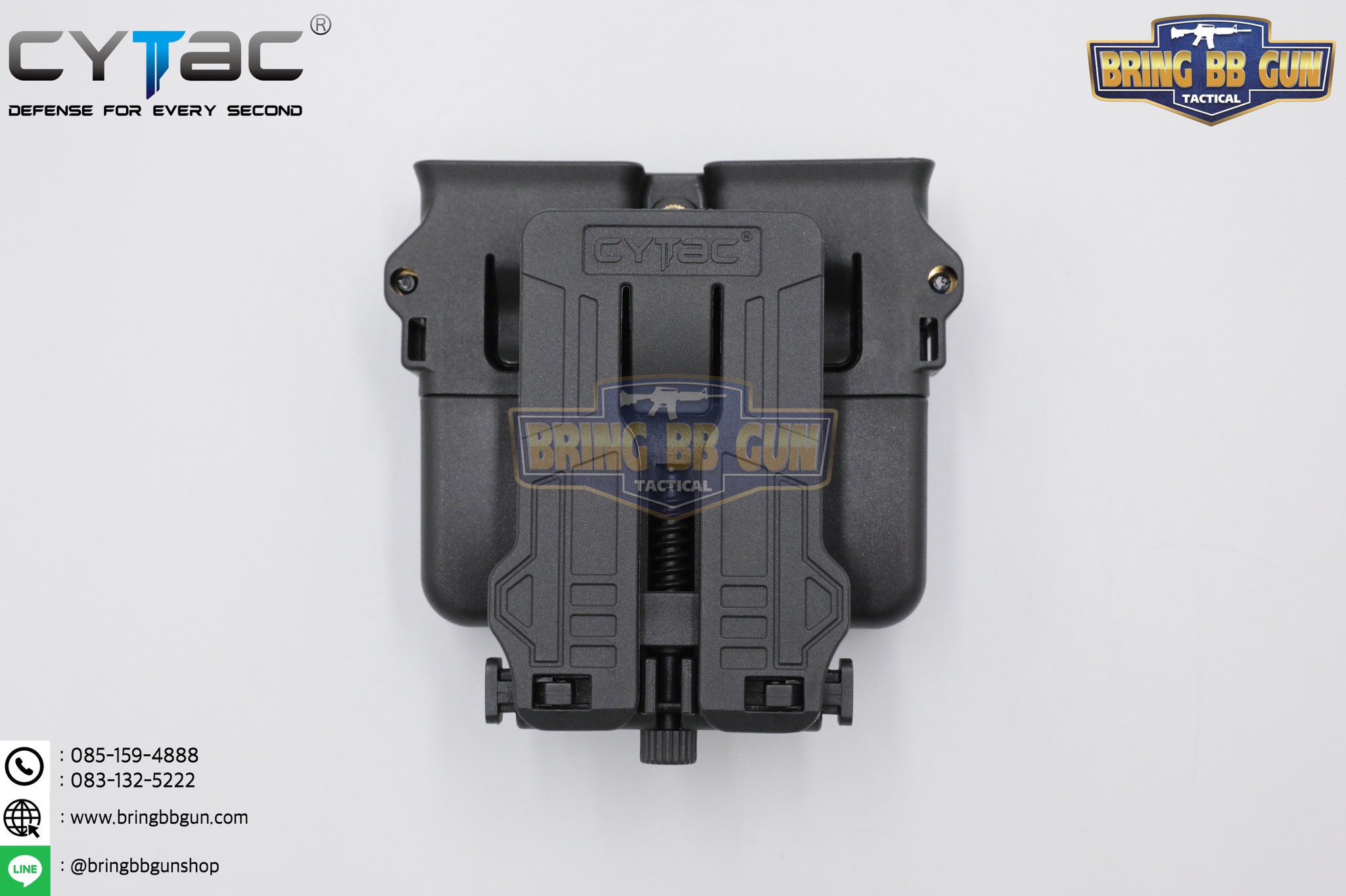 ซองแม็กกาซีนคู่ Universal ยี่ห้อ Cytac (Cytac ซองแม็กกาซีนคู่) (Universal Single Magazine Pouch)