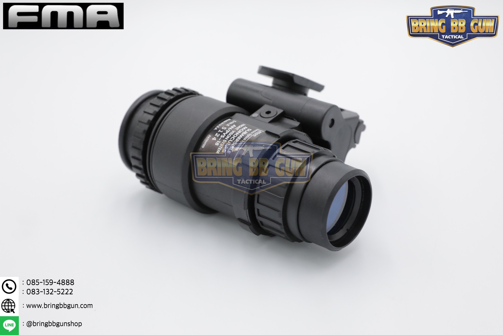 PVS 18 NVG Dummy (Night Vision Goggles Dummy Version) กล้องไนท์วิชั่น (ตาเดียว) กล้องส่องกลางคืน (ตาเดียว) ยี่ห้อ FMA