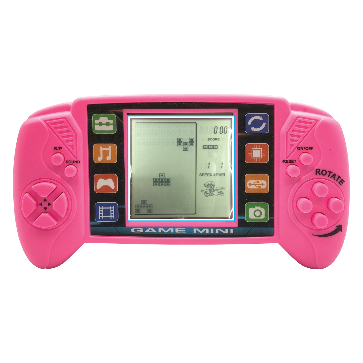 เกมคอนโซลกดกดคละสี เกมกดคลาสสิก ของเล่นเด็ก ของเล่นใส่ถ่าน T001-DD024639B0 - 6267993423801