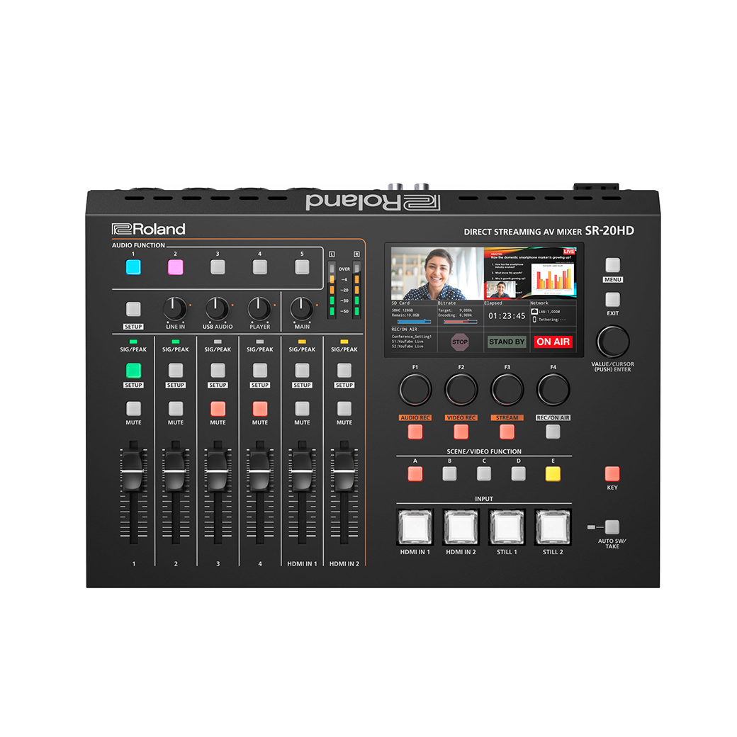 Roland SR-20HD สตรีมมิ่ง วิดีโอสวิตเชอร์