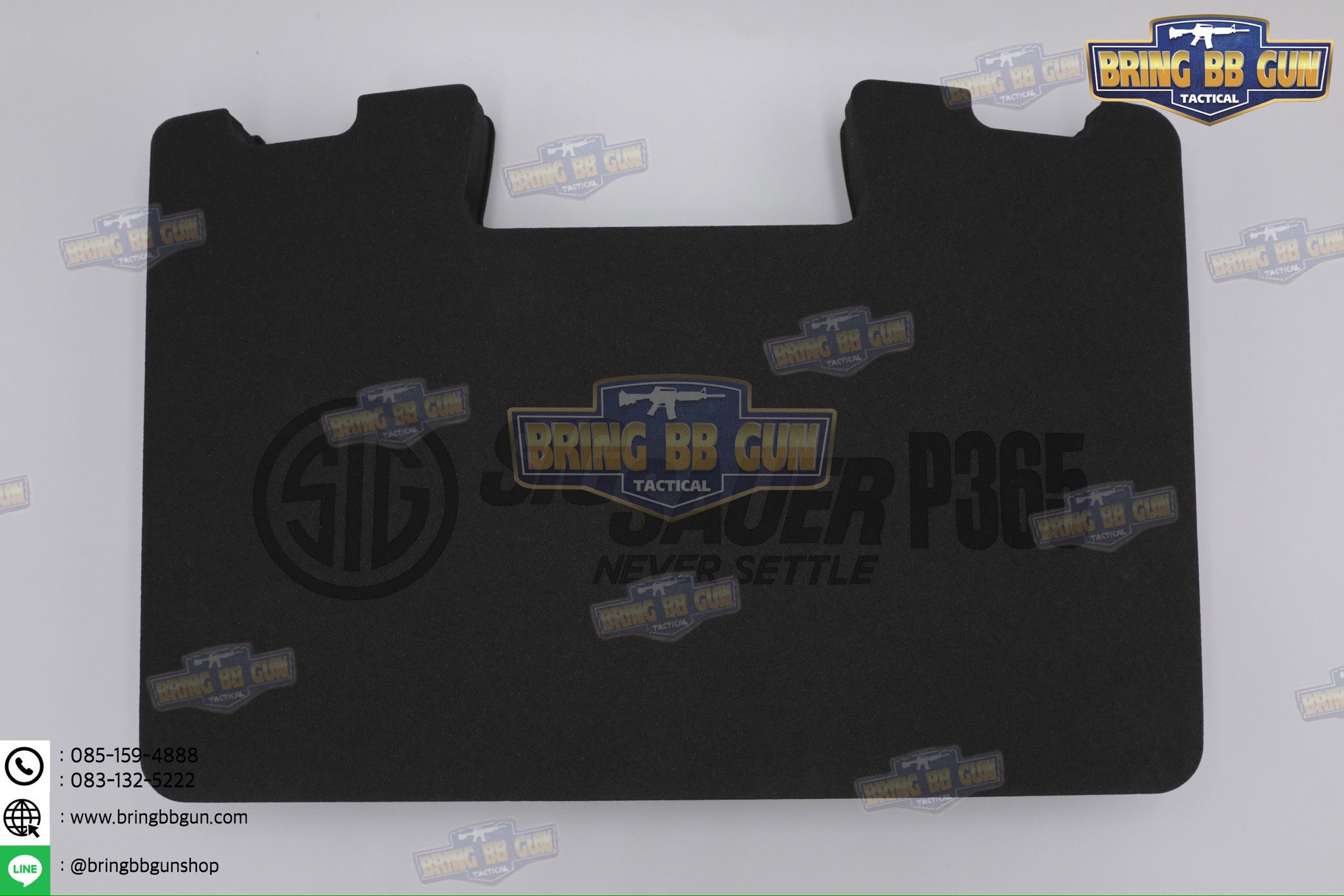 โฟม EVA ตัดเข้ารูปสำหรับกล่อง Glock / Sig Sauer (โฟม EVA ตัดเข้ารูปกันกระแทรก)