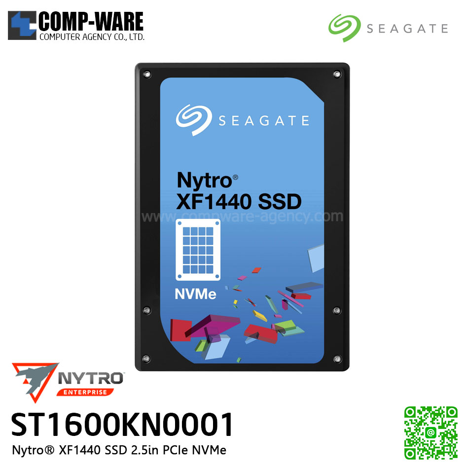 Seagate Nytro 1.6TB XF1440 Series PCI-Express 3.0 x4 (NVMe) Enterprise SSD 2.5inch 7MM - ST1600KN0001