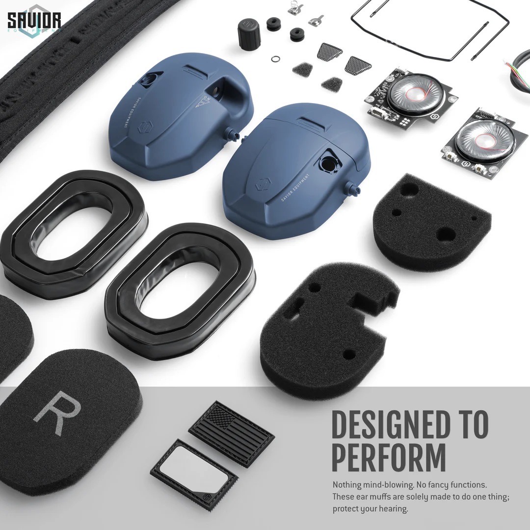 หูฟังตัดเสียง ตอนยิงปืน SAVIOR APOLLO - ELECTRONIC SOUND SUPPRESSORS