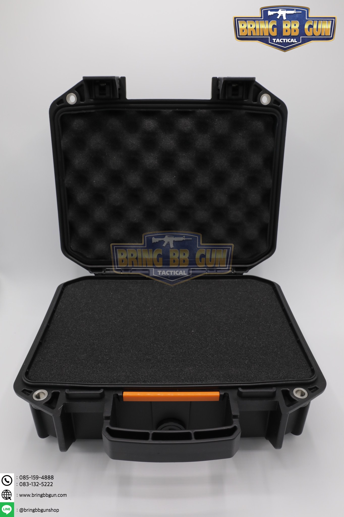 กล่องปืน B5 ขนาดภายนอก : 31*31*13.5cm. ขนาดภายใน : 28*19*8cm.