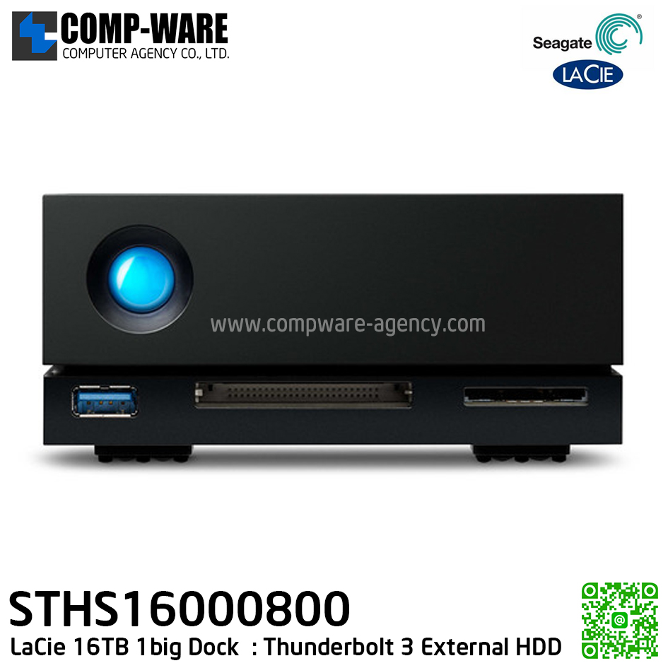 Seagate LaCie 16TB LaCie 1big Dock Thunderbolt3 [STHS16000800] 5Years Warranty