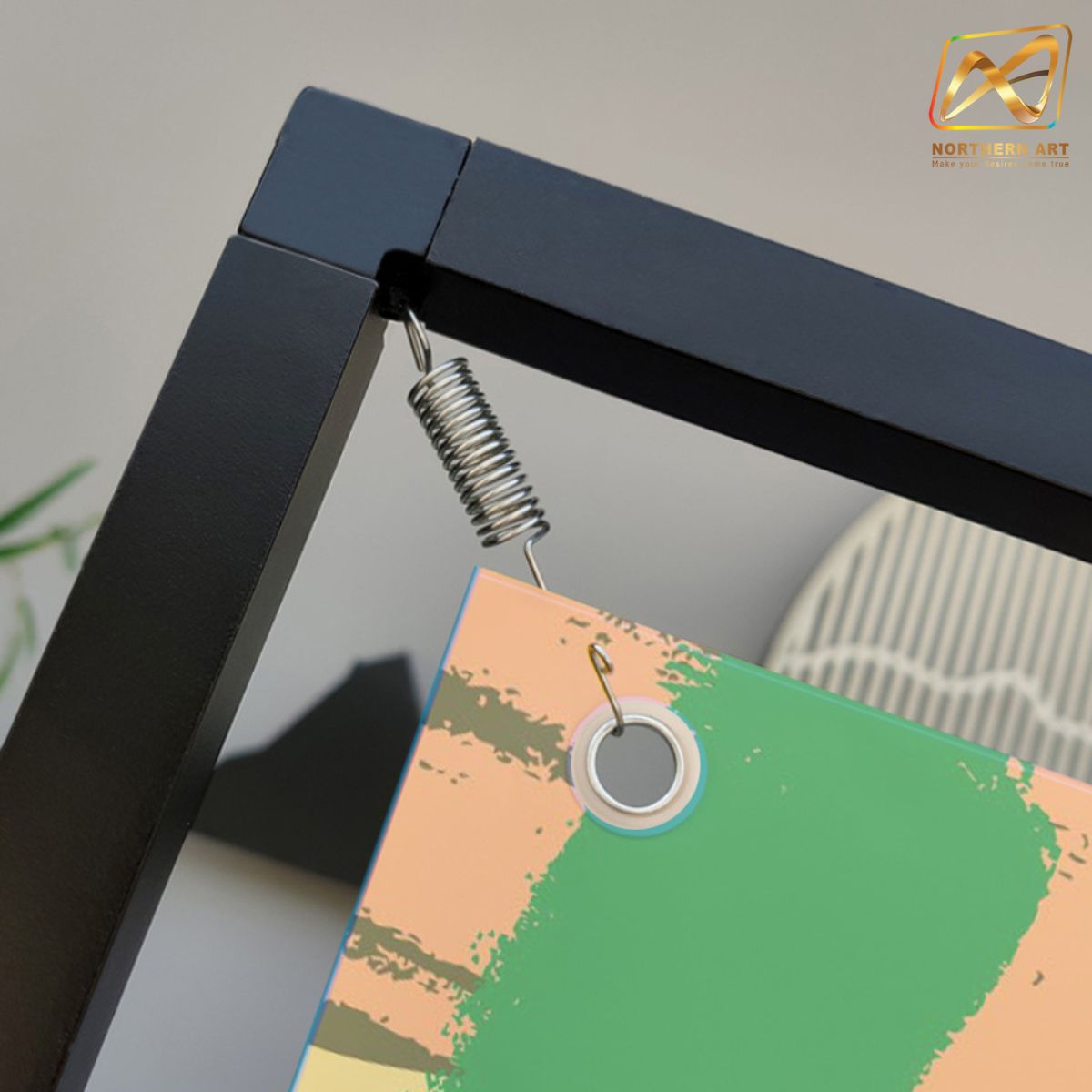 ป้ายตั้งพื้น แบบแขวน ขนาด 80x180 ซม. ฐานเหล็กทึบ สีดำ ถอดประกอบได้ เคลื่อนย้ายสะดวก