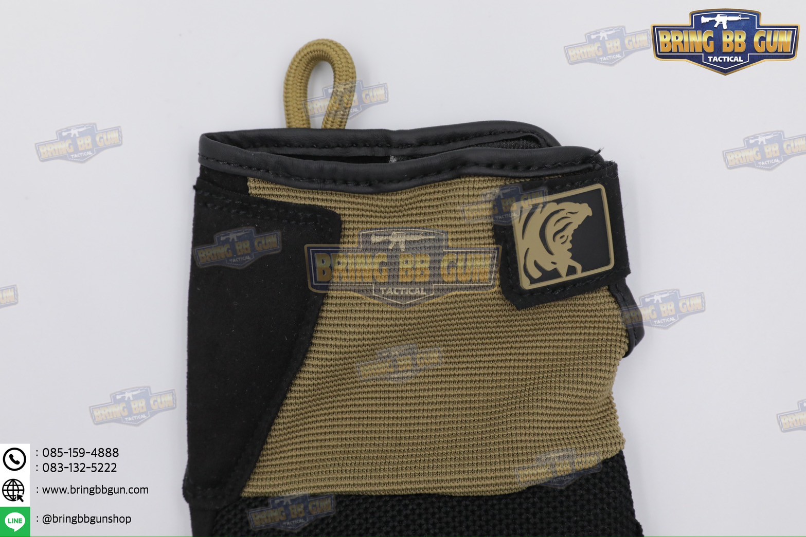 ถุงมือเต็มนิ้ว ทรง Alpha (Tactical Glove) (ถุงมือหมูป่า) (Full Dexterity Tactical Glove)