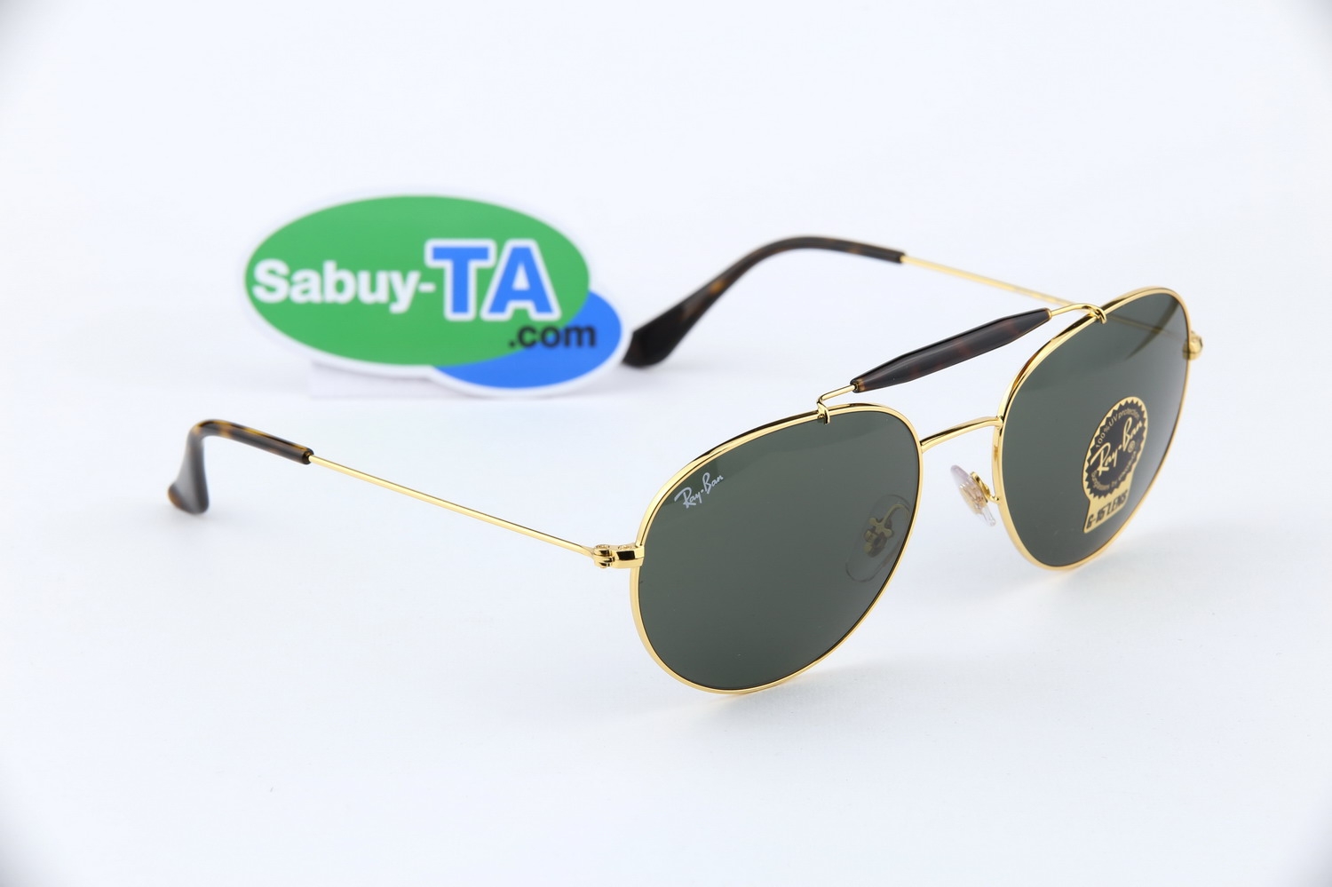RayBan Round Double Bridge RB3540 001