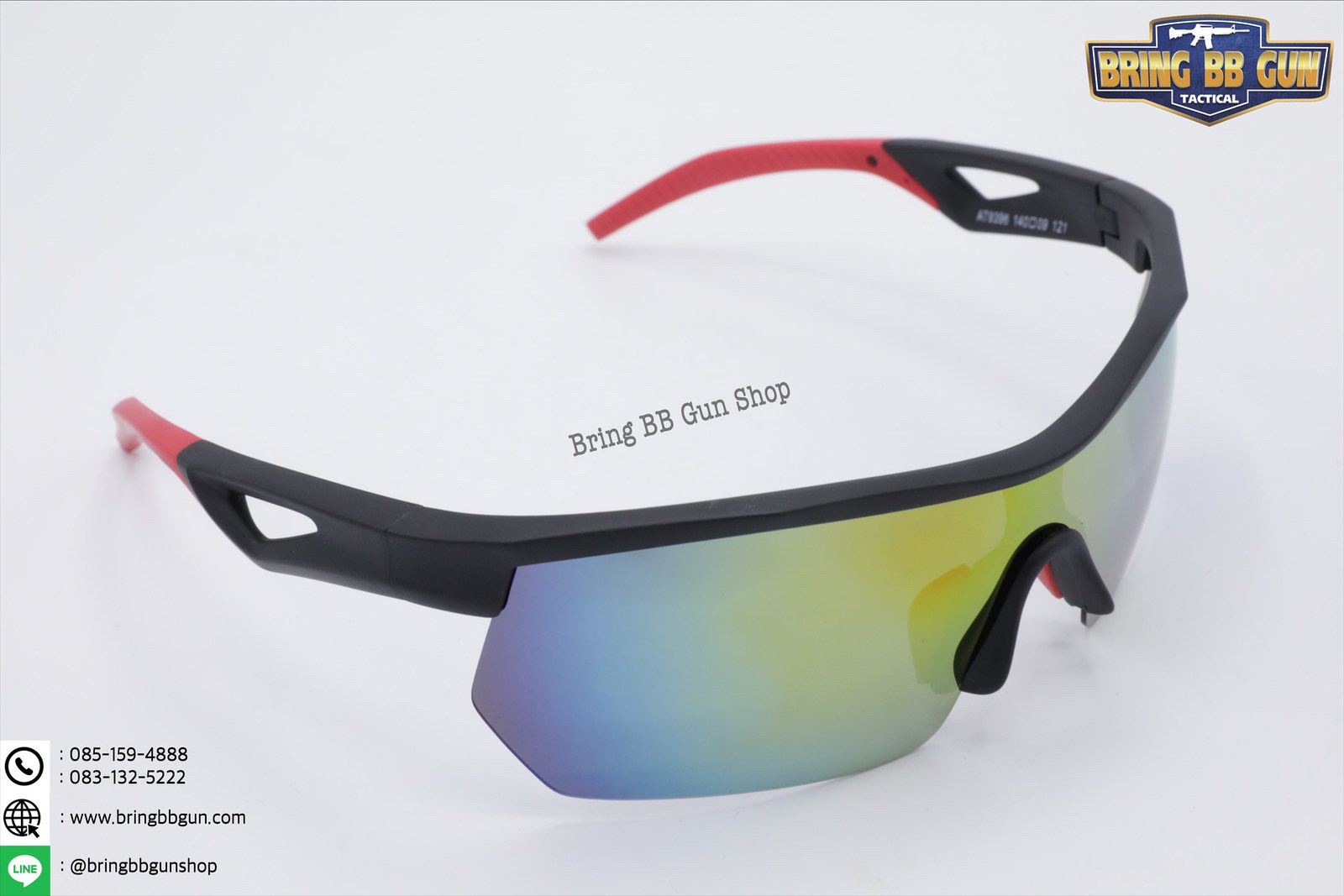 แว่นกันแดด เลนส์ Polarized (เลนส์โพลาไรซ์) รุ่น ทรงสปอร์ต
