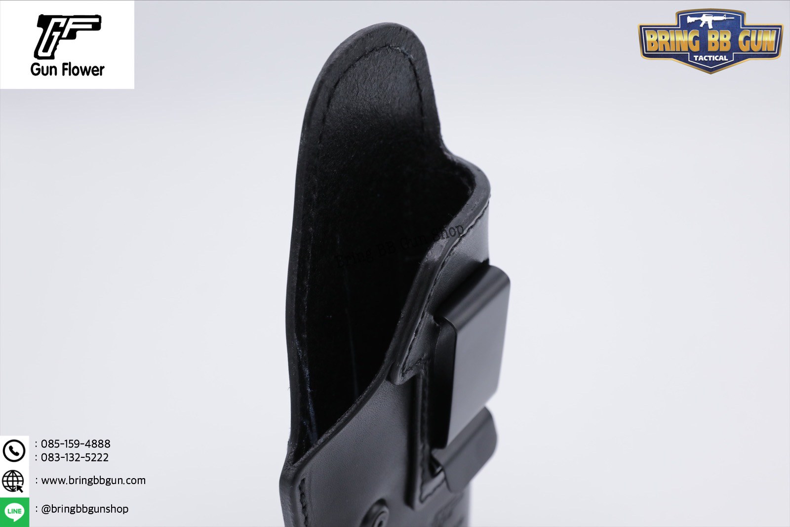 ซองปืนพกใน IWB ยี่ห้อ Gun&Flower รุ่นหนังแท้ (Gun&Flower Leather Holster) รุ่น S (Glock26/ Glock43) , Sig Sauer P365