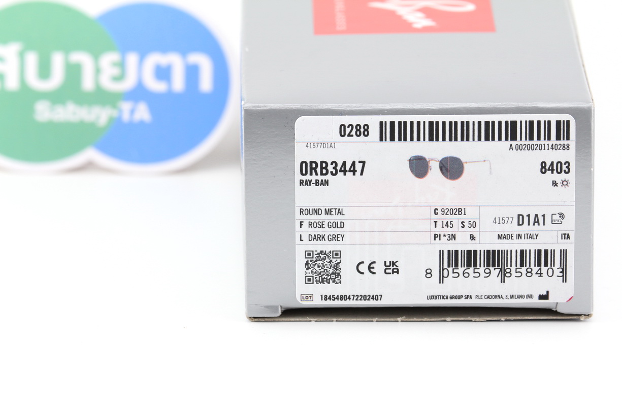 RayBan Round Metal RB3447 9202B1