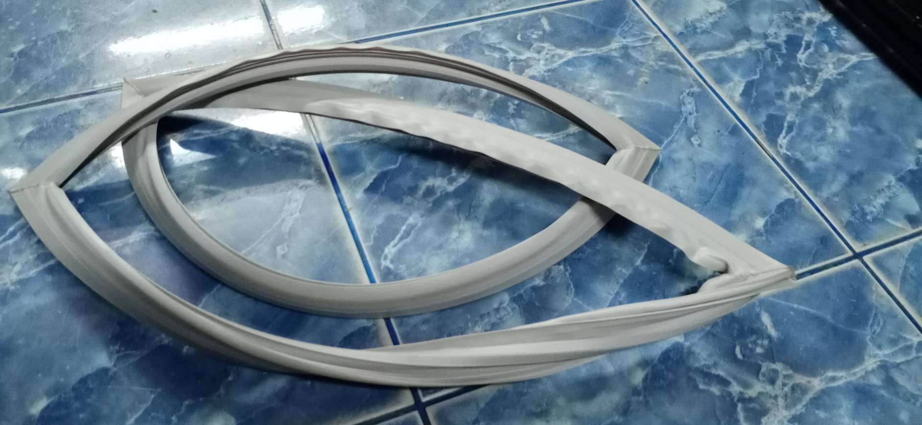 0000802 ประตู ตู้เย็น Sharp ชาร์ป รุ่น SJ-D 48 H (ขอบบน) ยางขอบประตูตู้เย็น ขอบยางประตู ตู้เย็น 2 ประตู