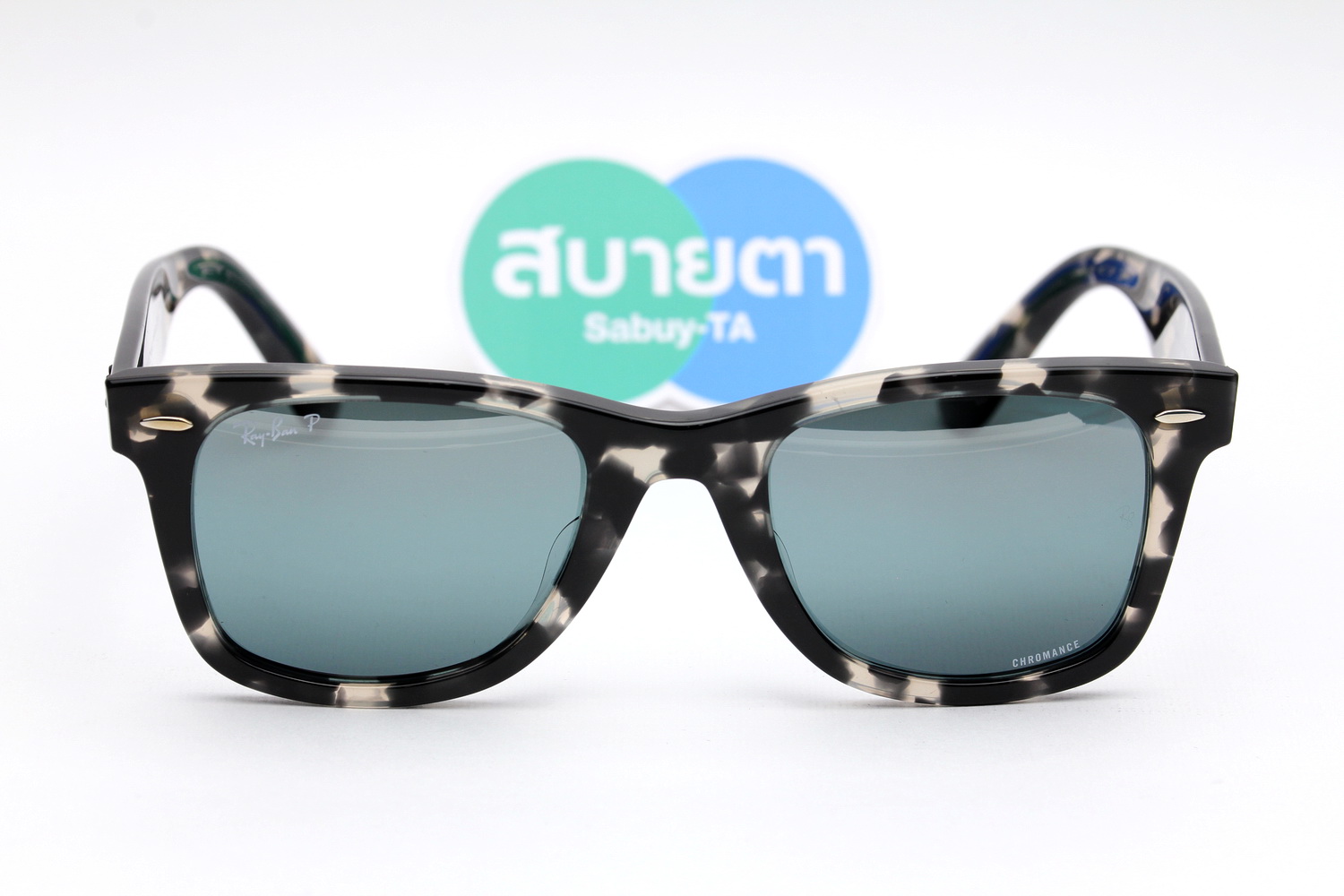RayBan Wayfarer RB2140F 1333G6 Chromance Polarized Lens