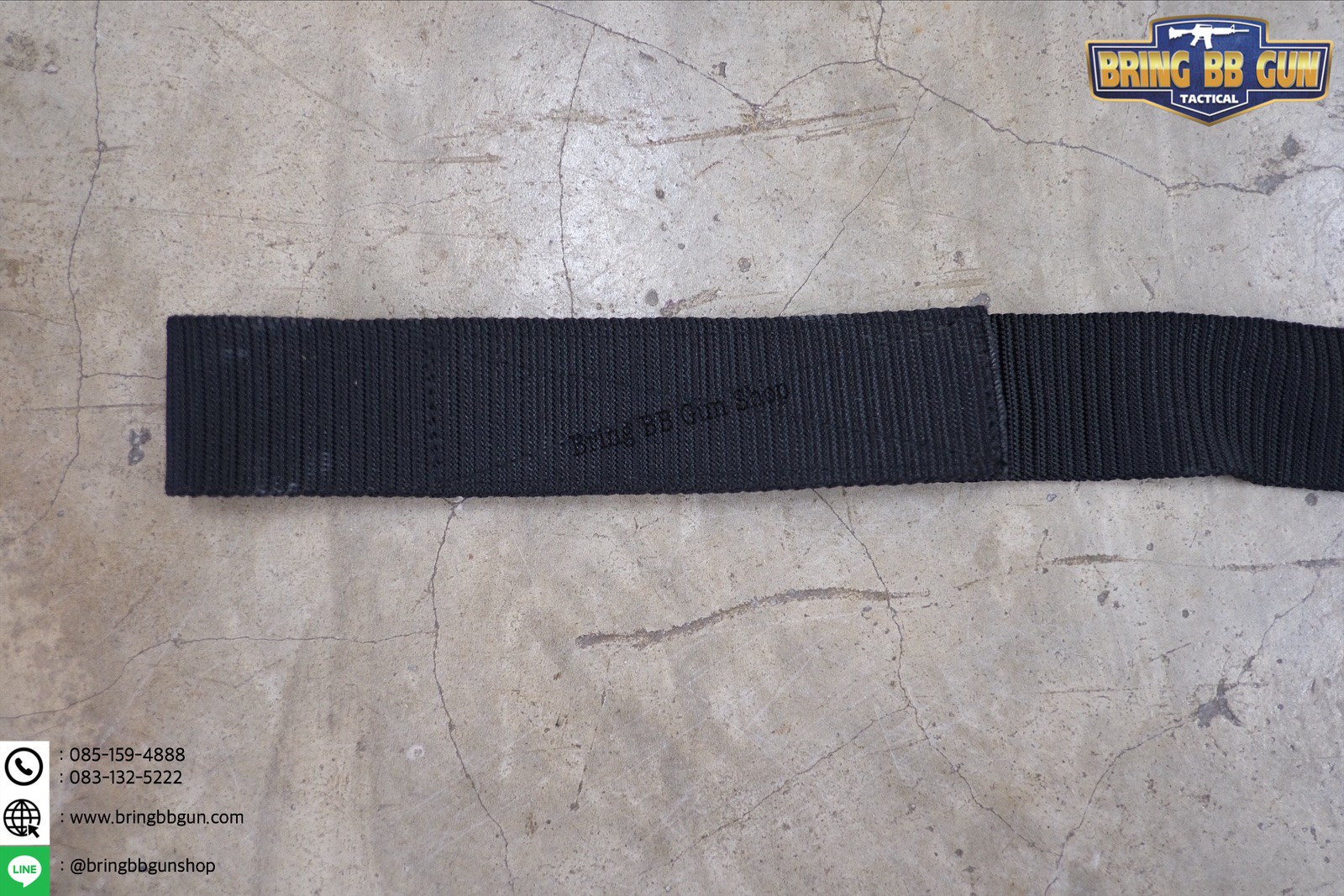 เข็มขัดหัวเหล็ก รุ่นผ้าหนา