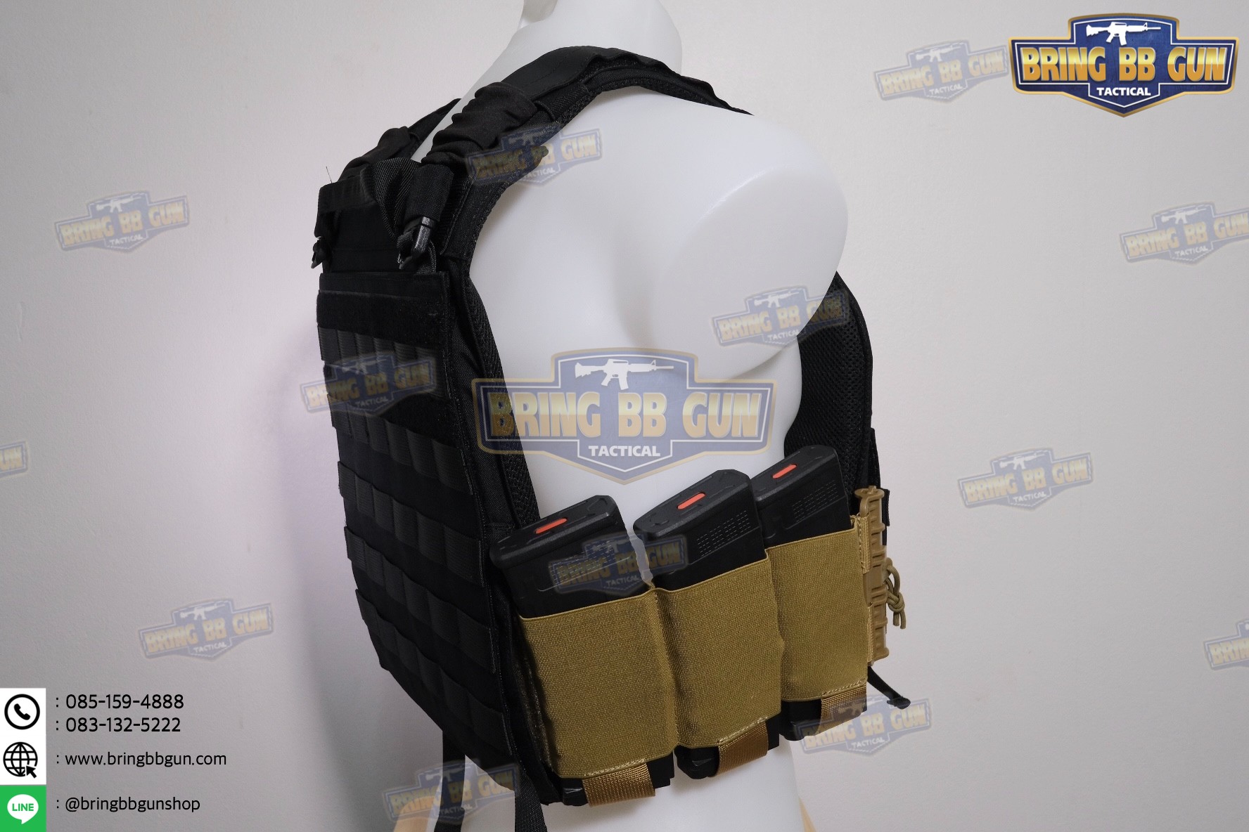 ชุดเซ็ตปลดเสื้อเกราะไว (ชุดสายโอบ-ปลดไว แบบยางยืด) (QD Elastic Cummerbund)