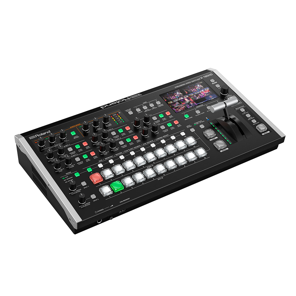 Roland V-160HD วีดีโอสวิตเชอร์ พร้อมไลฟ์สดผ่าน USB-C