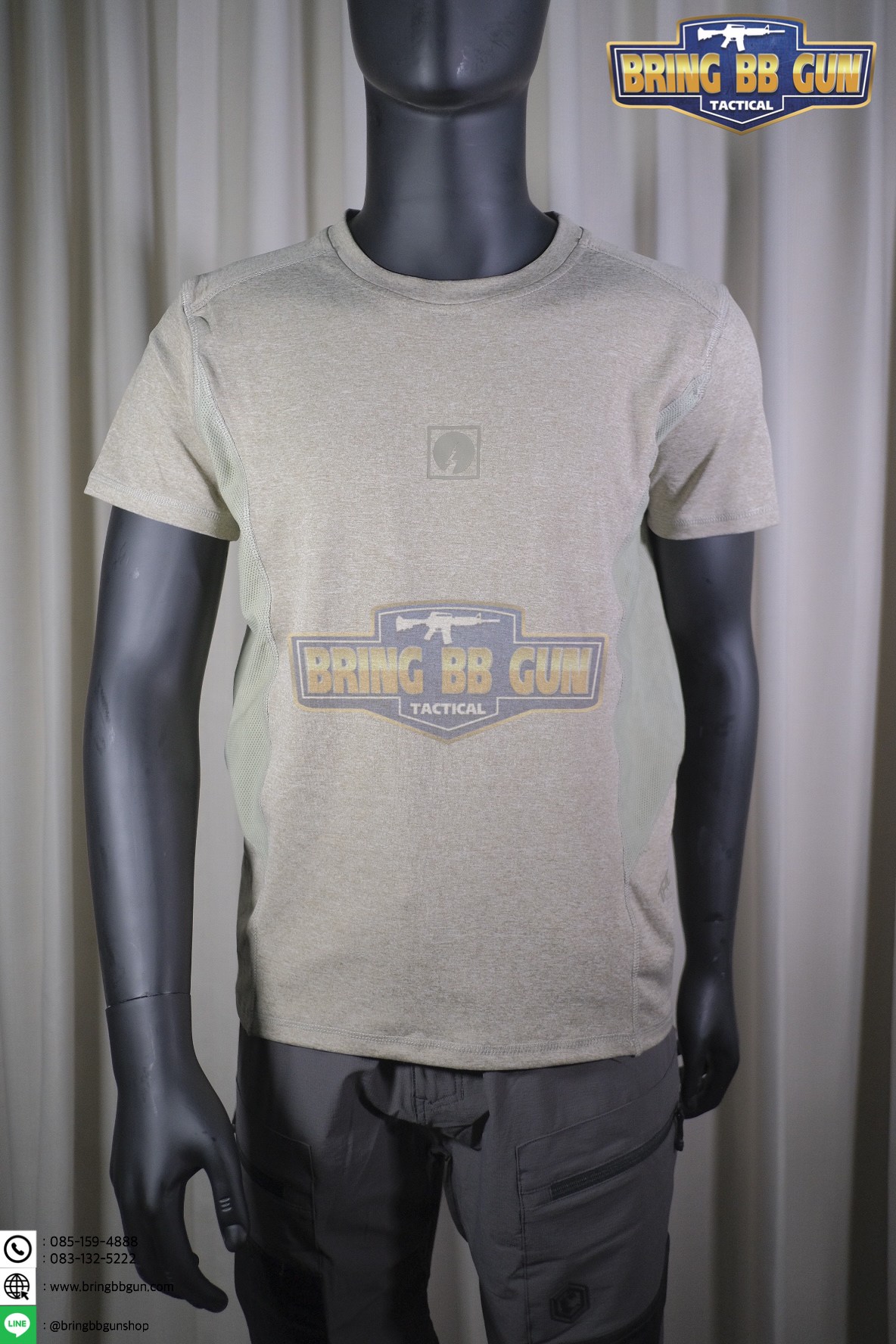 เสื้อยืดคอกลม ยี่ห้อ Thunderhead รุ่น แขนสั้น (เสื้อ IPSC , IDPA) (เสื้อแคมป์ปิ้ง) (เสื้อเดินป่า) (เสื้อออกกำลังกาย)