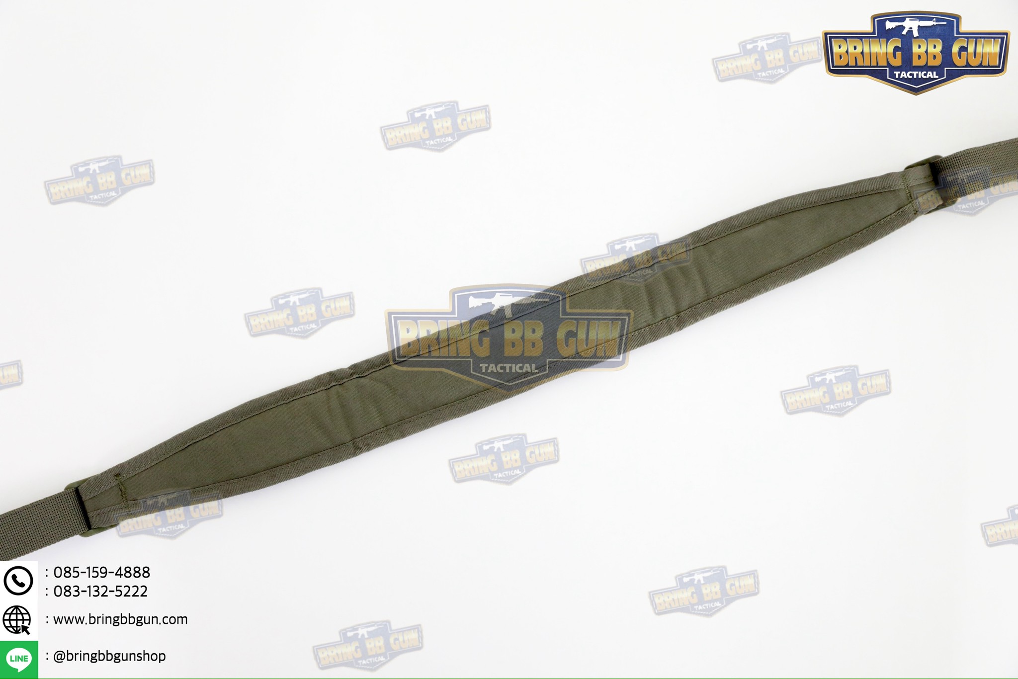 สายสะพายปืน ทรง Ferro (สายสะพายปืนยุทธวิธี 2 จุด) (Padded Sling) (The Slingster) (Adjustable dual point tactical function rope)