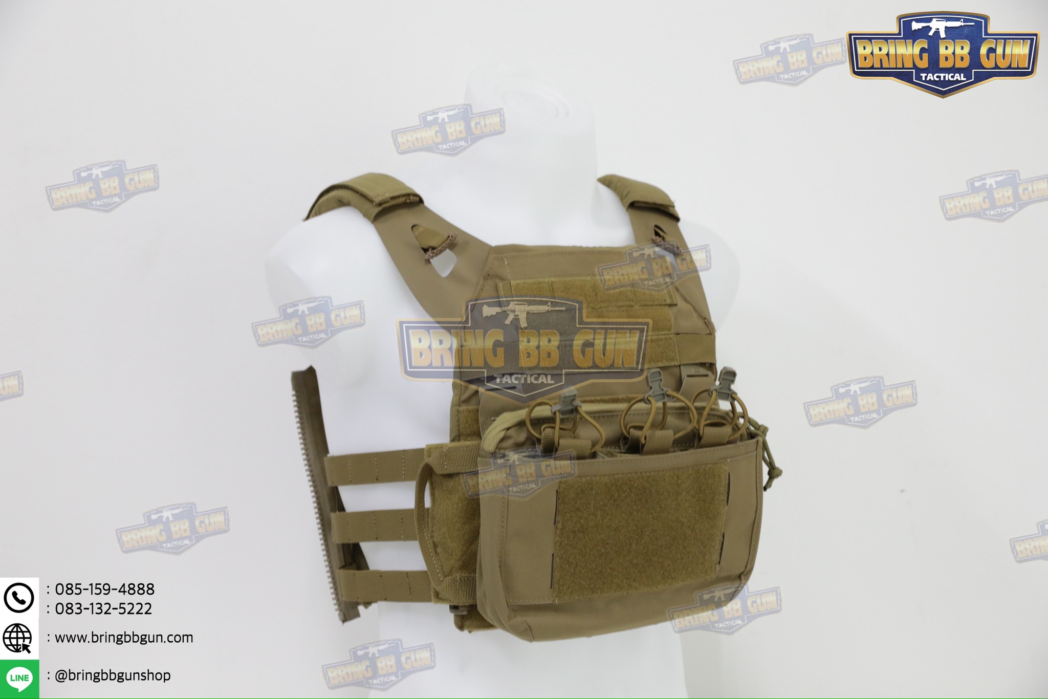 เสื้อเวส JPC 2.5 (เสื้อเวส JPC 2.0 + เพ้าแม็กกาซีน DOPE (5.56 แบบ3ช่อง)) (JPC 2.5 Plate Carrier) (JPC 2.0 + DOPE Front Flap)