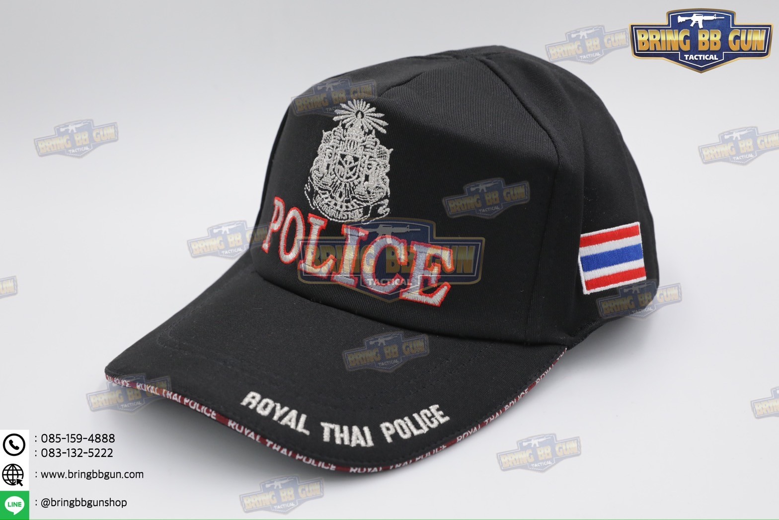 หมวกแก๊ปปักลายหน่วยงานต่าง เกรดพรีเมี่ยม (Version 1) Cap