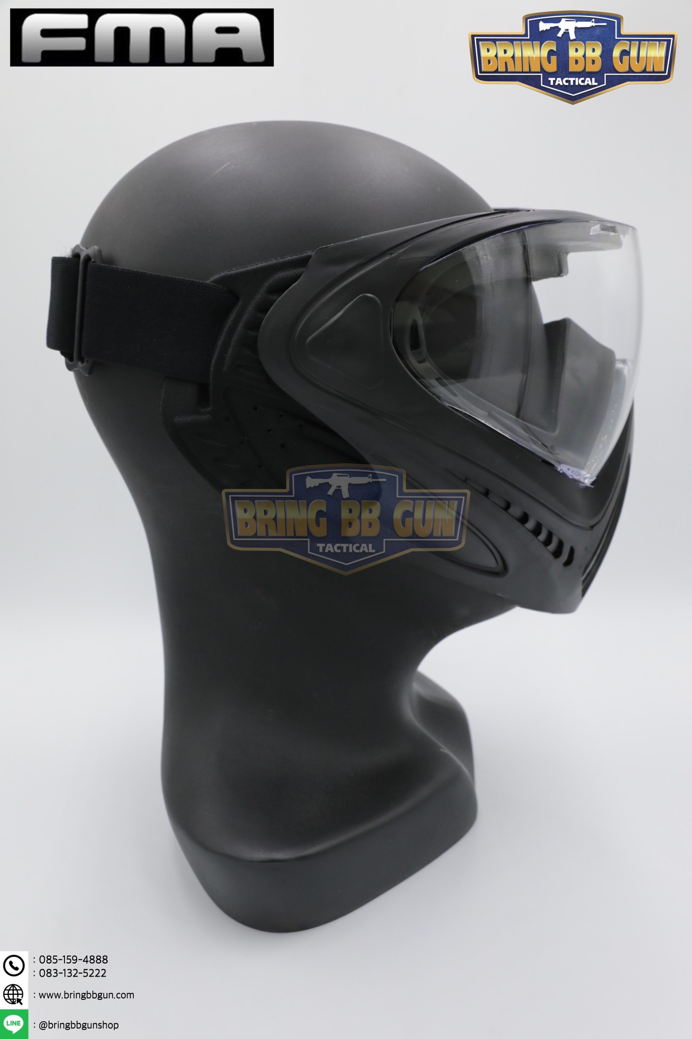 หน้ากาก F1 ยี่ห้อ FMA รุ่น เลนส์1ชั้น หน้ากากลายพราง