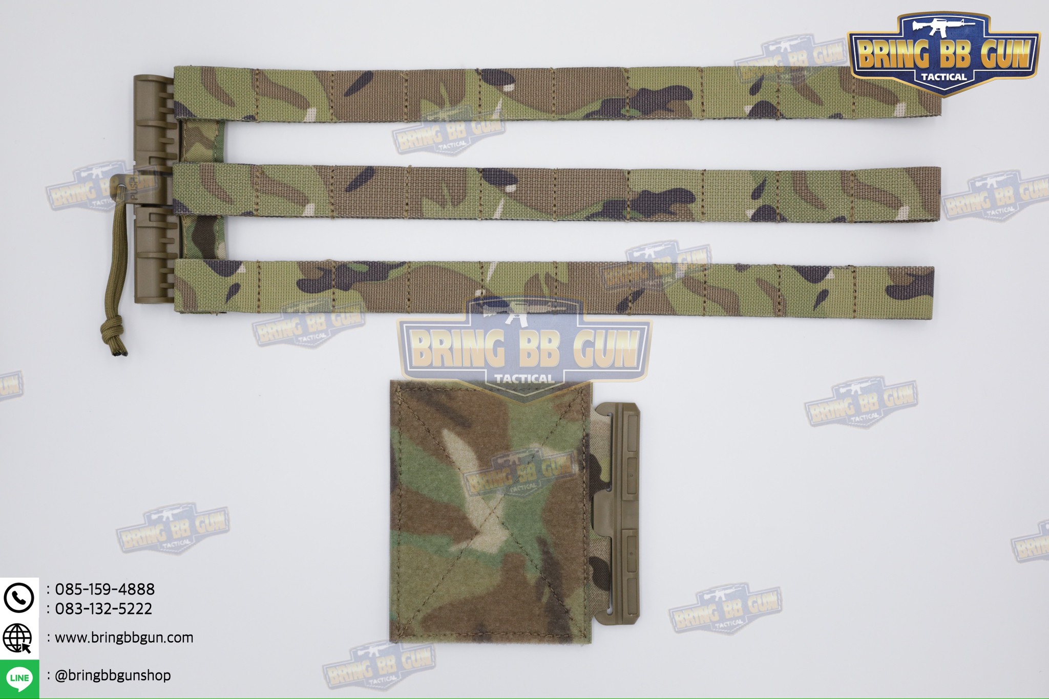 ชุดเซ็ตปลดเสื้อเกราะไว ชุดสายโอบ-ปลดไว (Vest single point quick release Mesh Cummerbund) (Quick Release Cummerbund Set)