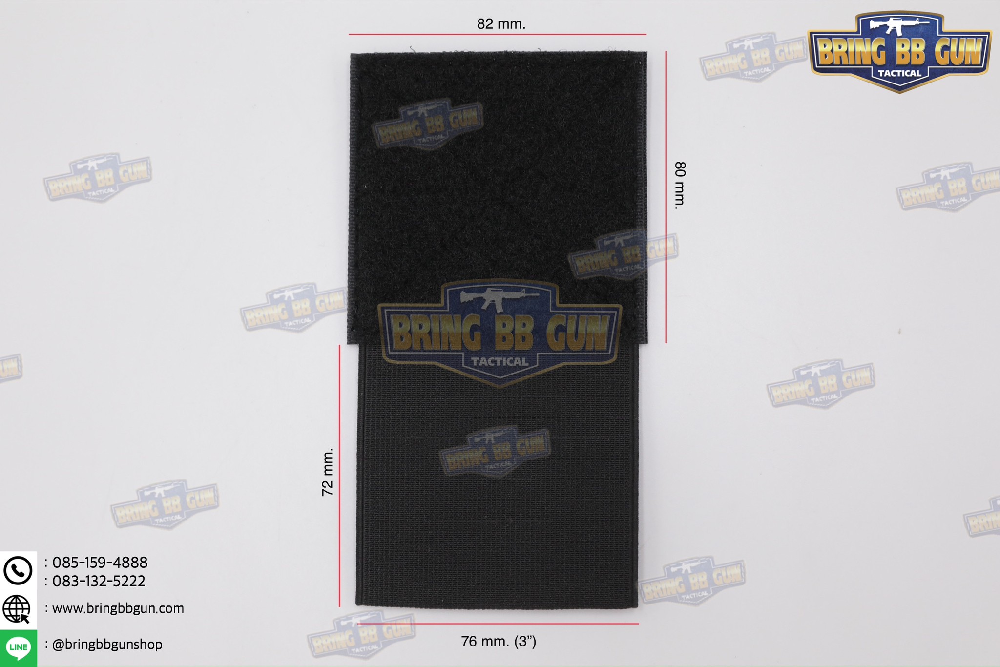 สายรัดเก็บทูนิเก้ แบบติดเข็มขัดยุทธวิธี/เสื้อเวส ยางยืด(สำหรับเก็บทูนิเก้) แบบติดเข็มขัดยุทธวิธี/เสื้อเวส สายรัดจัดเก็บอุปกรณ์ทูนิเก้ แบบตีนตุ๊กแก (Belt Mounted Elastic Tourniquet) (Elastic TQ Holder) (Tourniquet Holder)