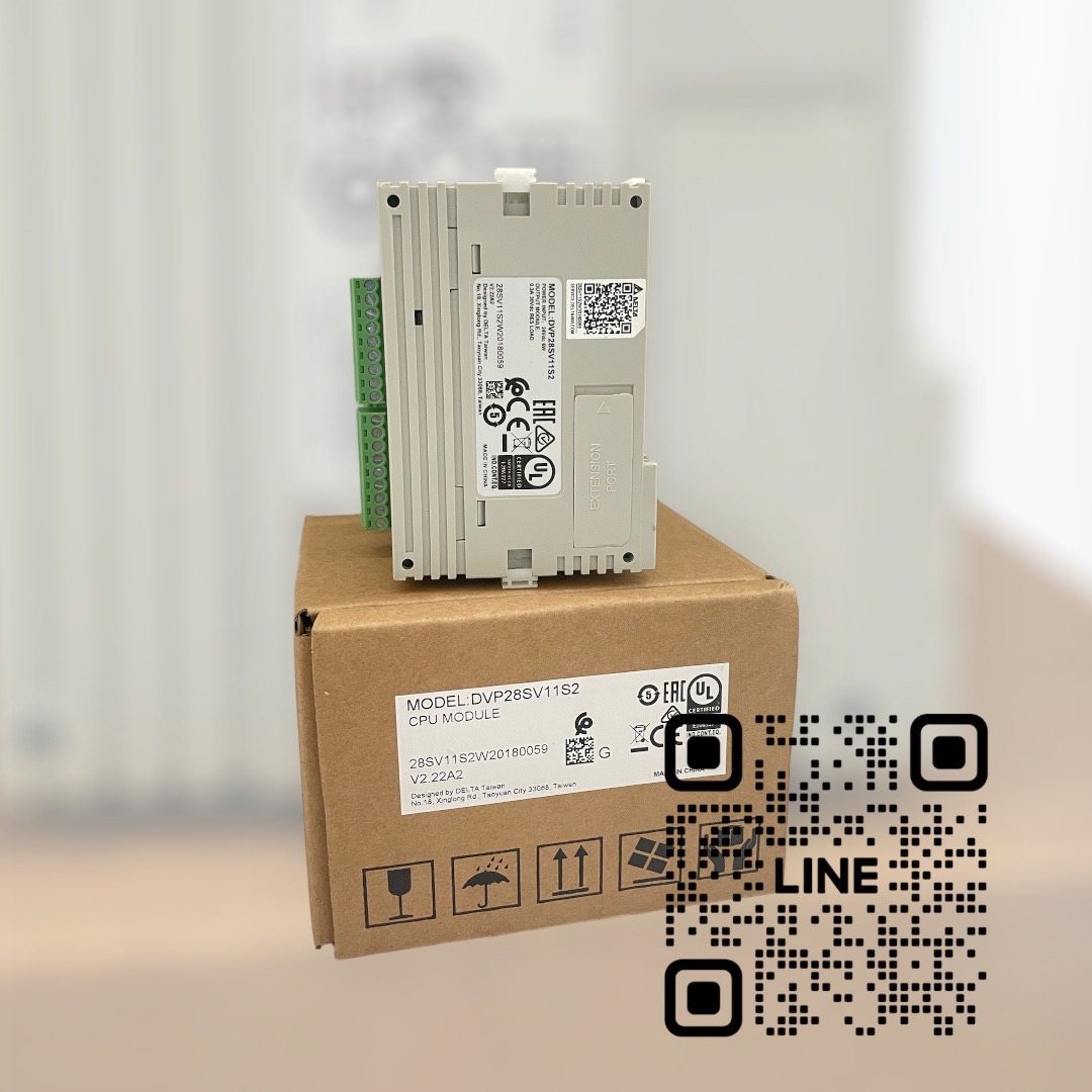 Delta PLC Model : DVP28SV11S2 16I/12O , Transistor (PNP)